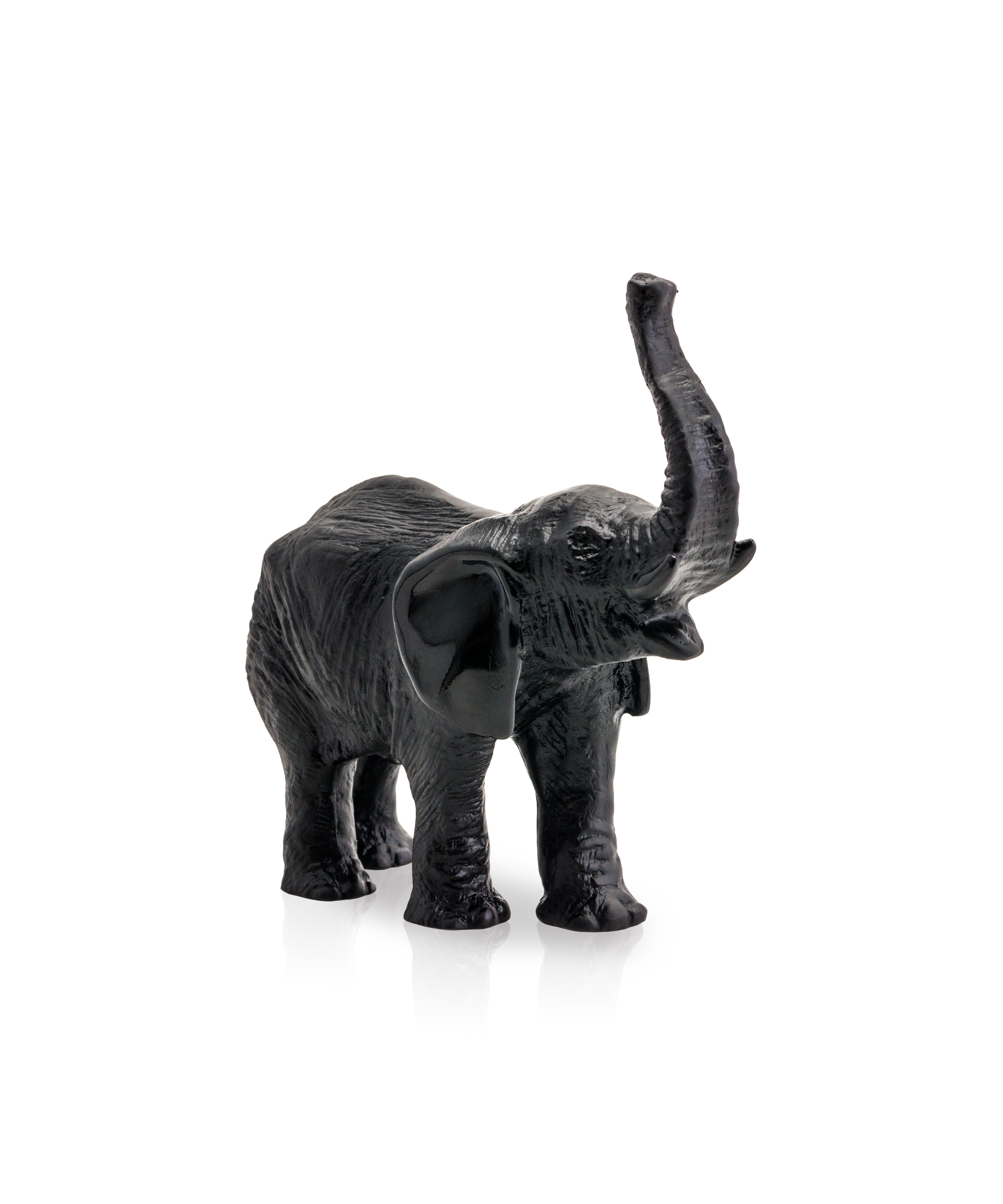 Eléphant petit modèle Noir de Jean-François Leroy - Daum