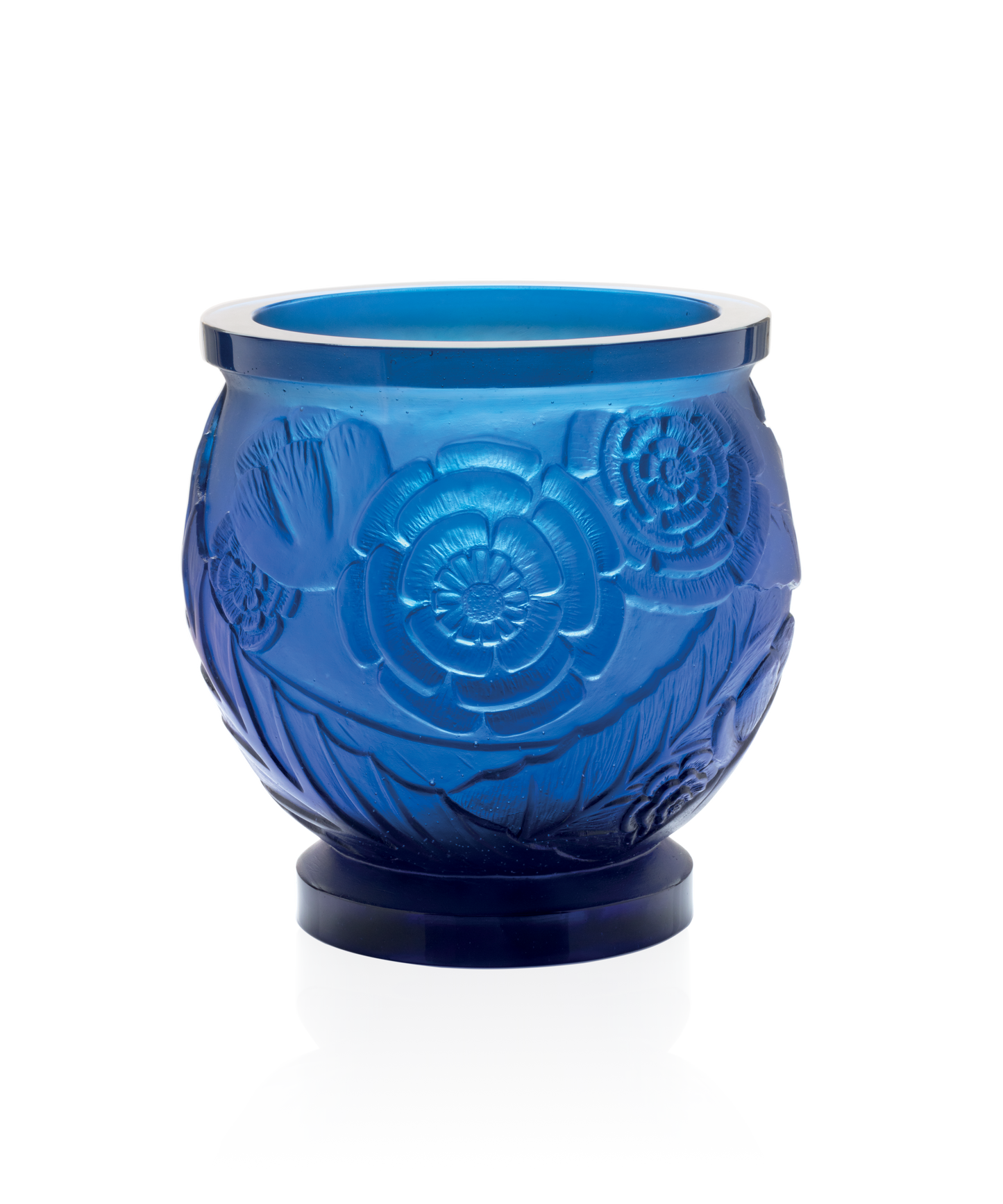 Empreinte Vase moyen modèle Bleu 375ex - Daum