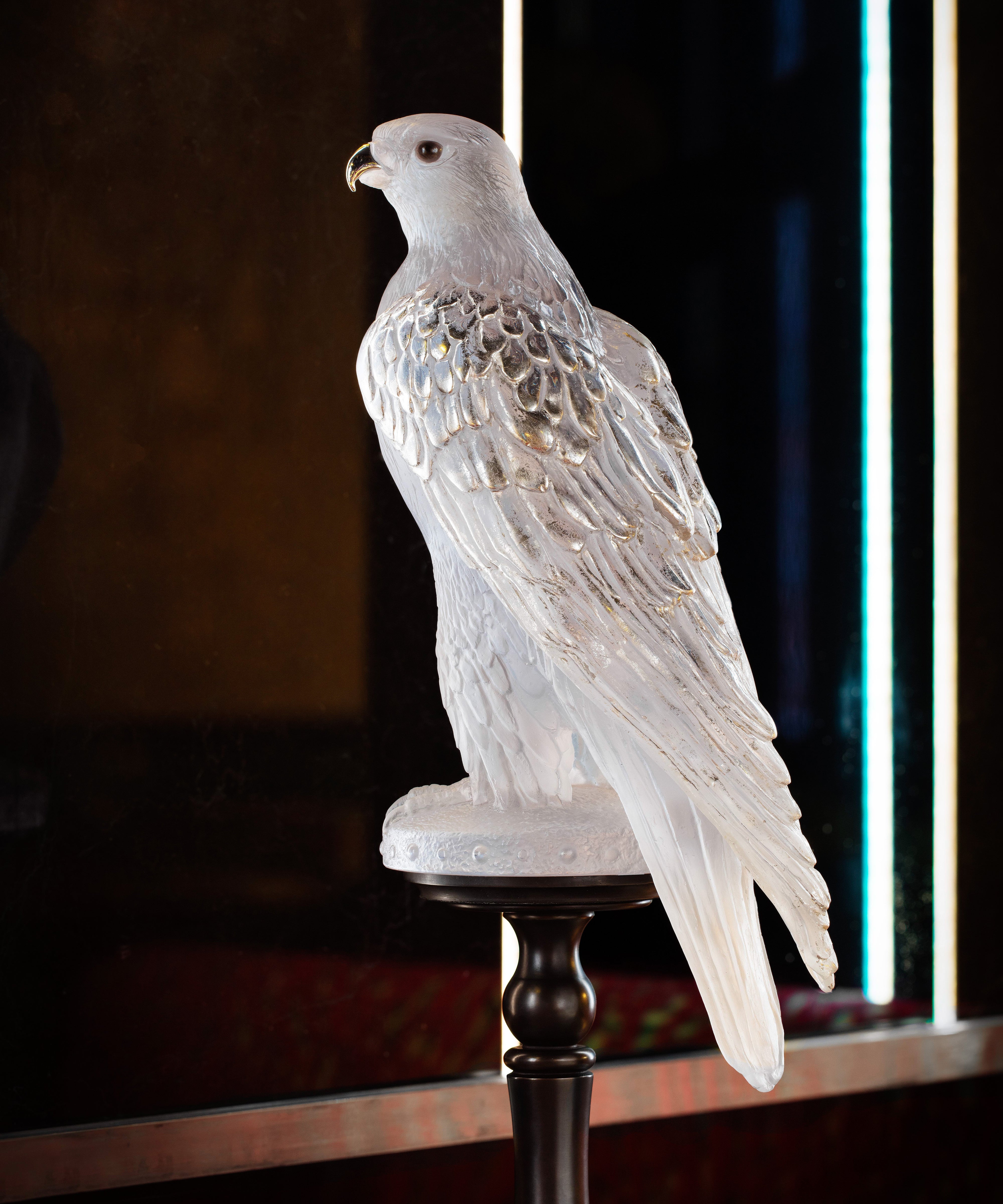 Faucon Gerfaut Blanc de Madeleine Van der Knoop 50ex - Daum