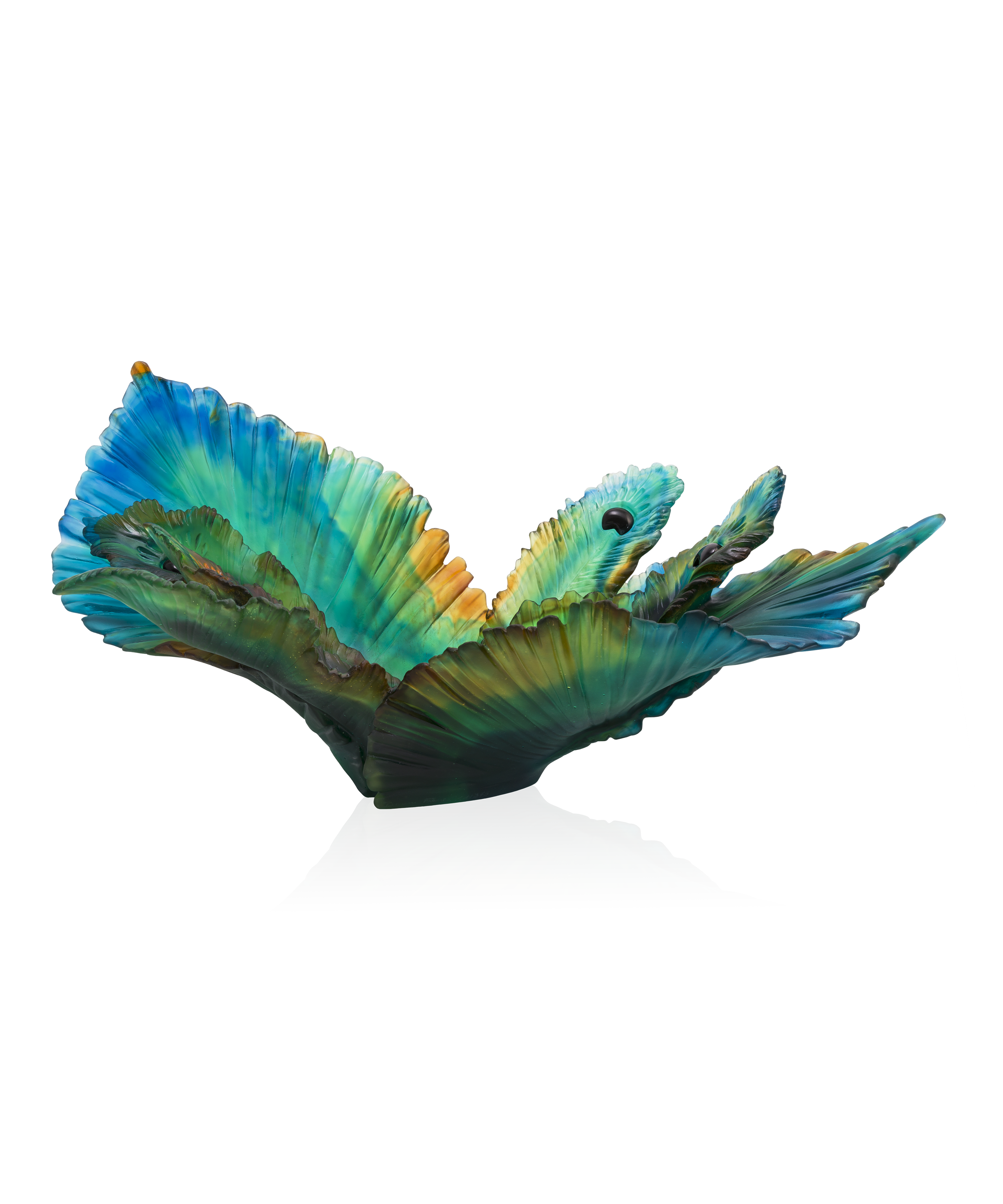 Fleur de Paon Centre de table 375ex - Daum