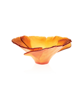 Ginkgo Coupe haute Ambre - Daum