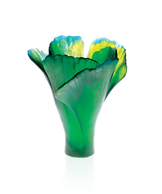 Ginkgo Vase grand modèle Vert - Daum