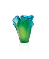 Ginkgo Vase moyen modèle Vert - Daum
