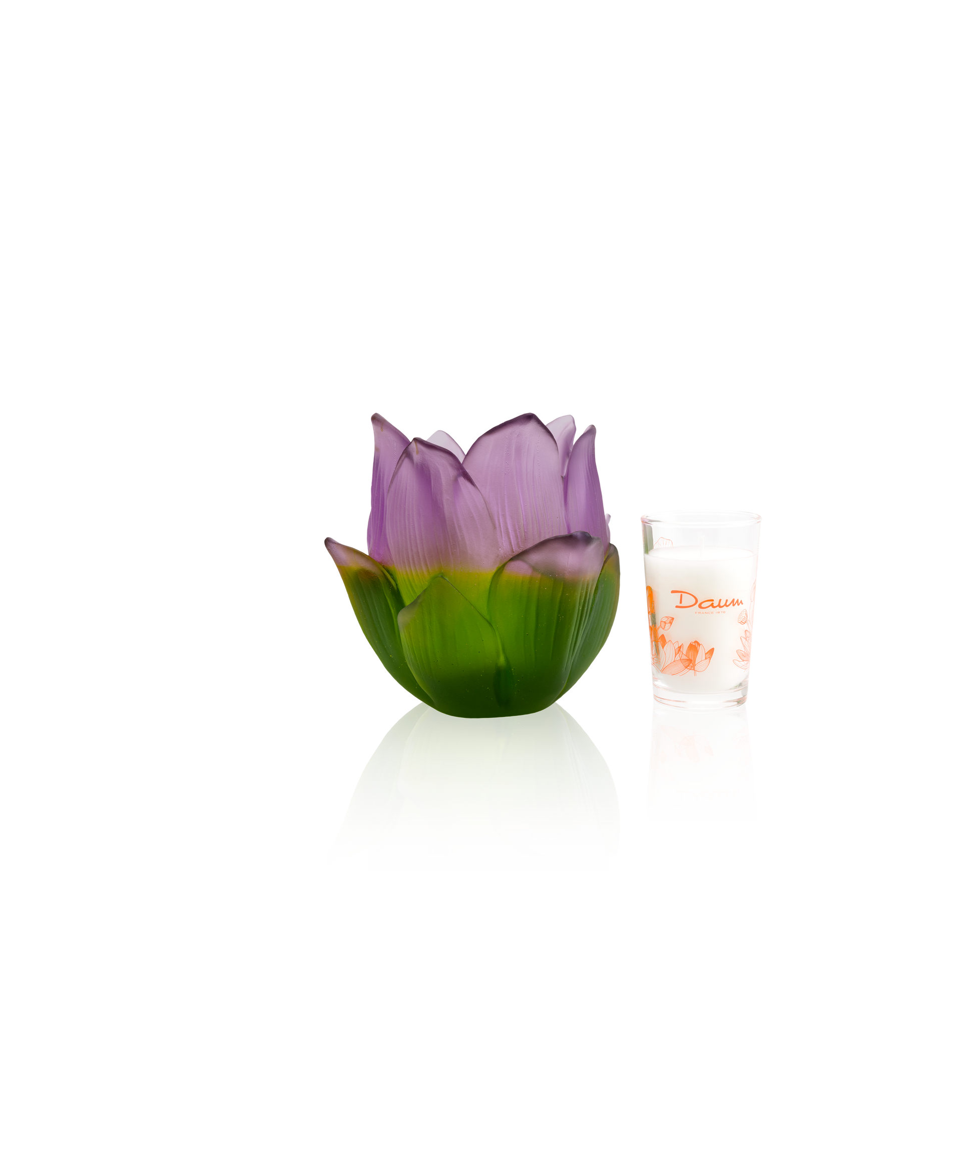 Jardin de Lotus Vase-photophore 250ex - Daum