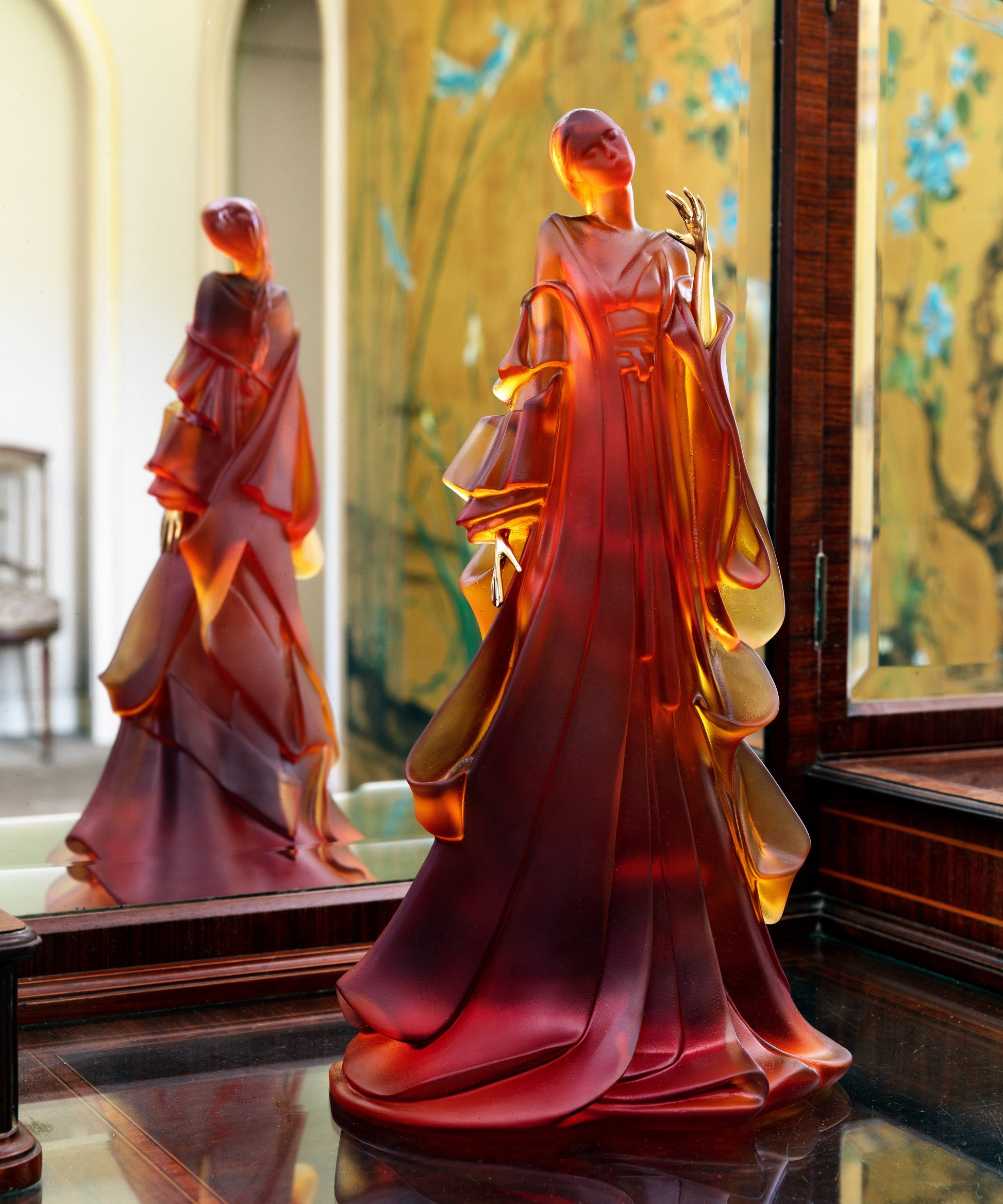 Kabuki Ambre de Marie-Paule Deville-Chabrolle 375ex - Daum