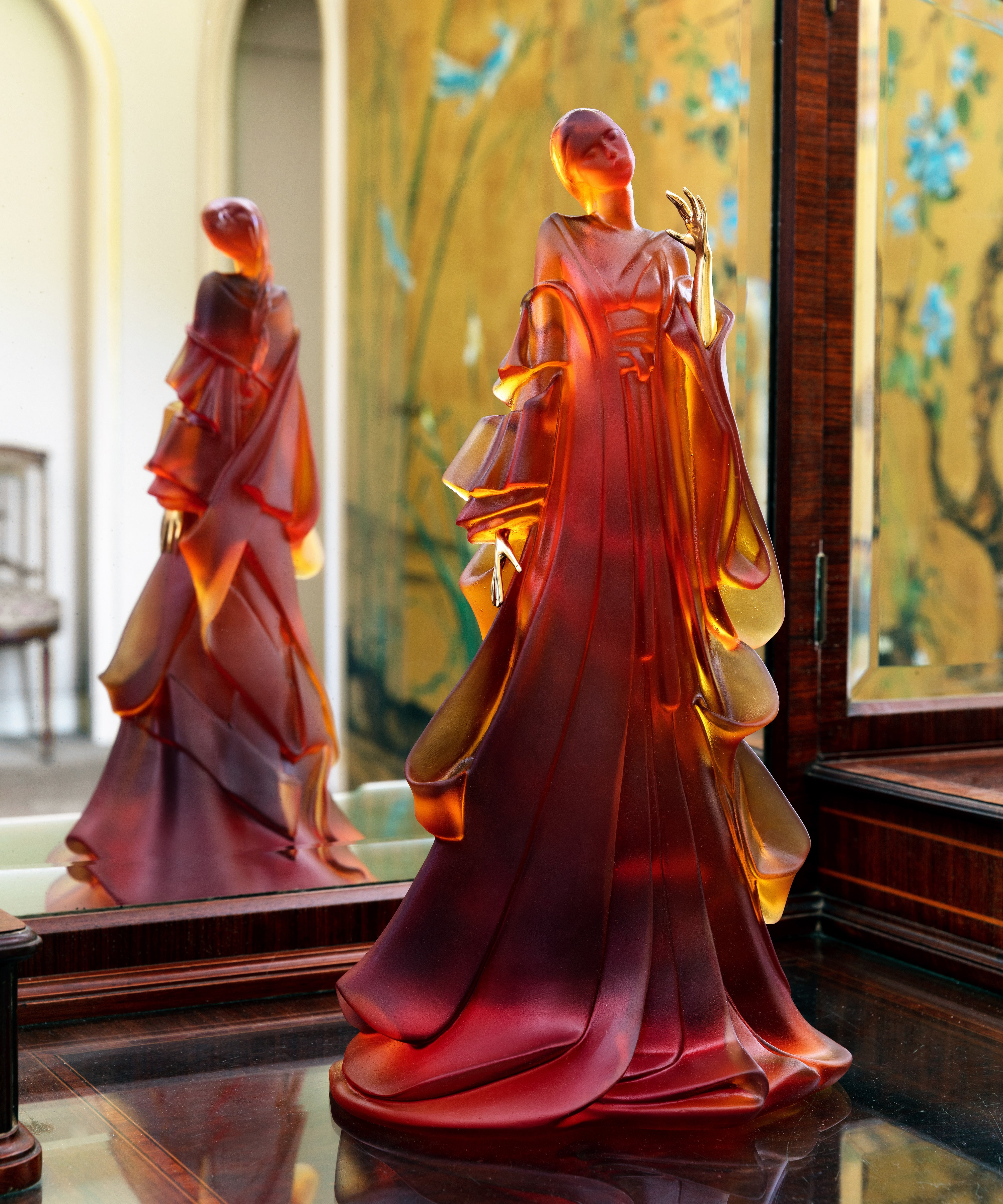 Kabuki Ambre de Marie-Paule Deville-Chabrolle 375ex - Daum