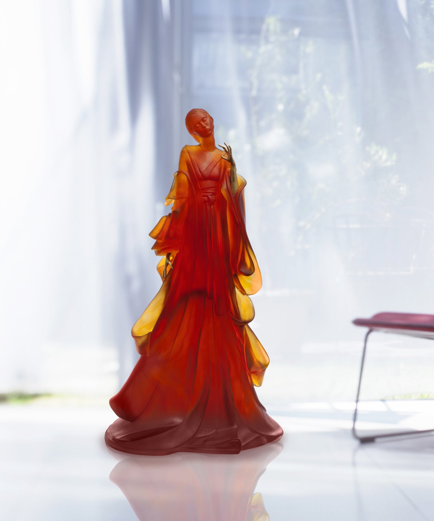 Kabuki Ambre de Marie-Paule Deville-Chabrolle 375ex - Daum