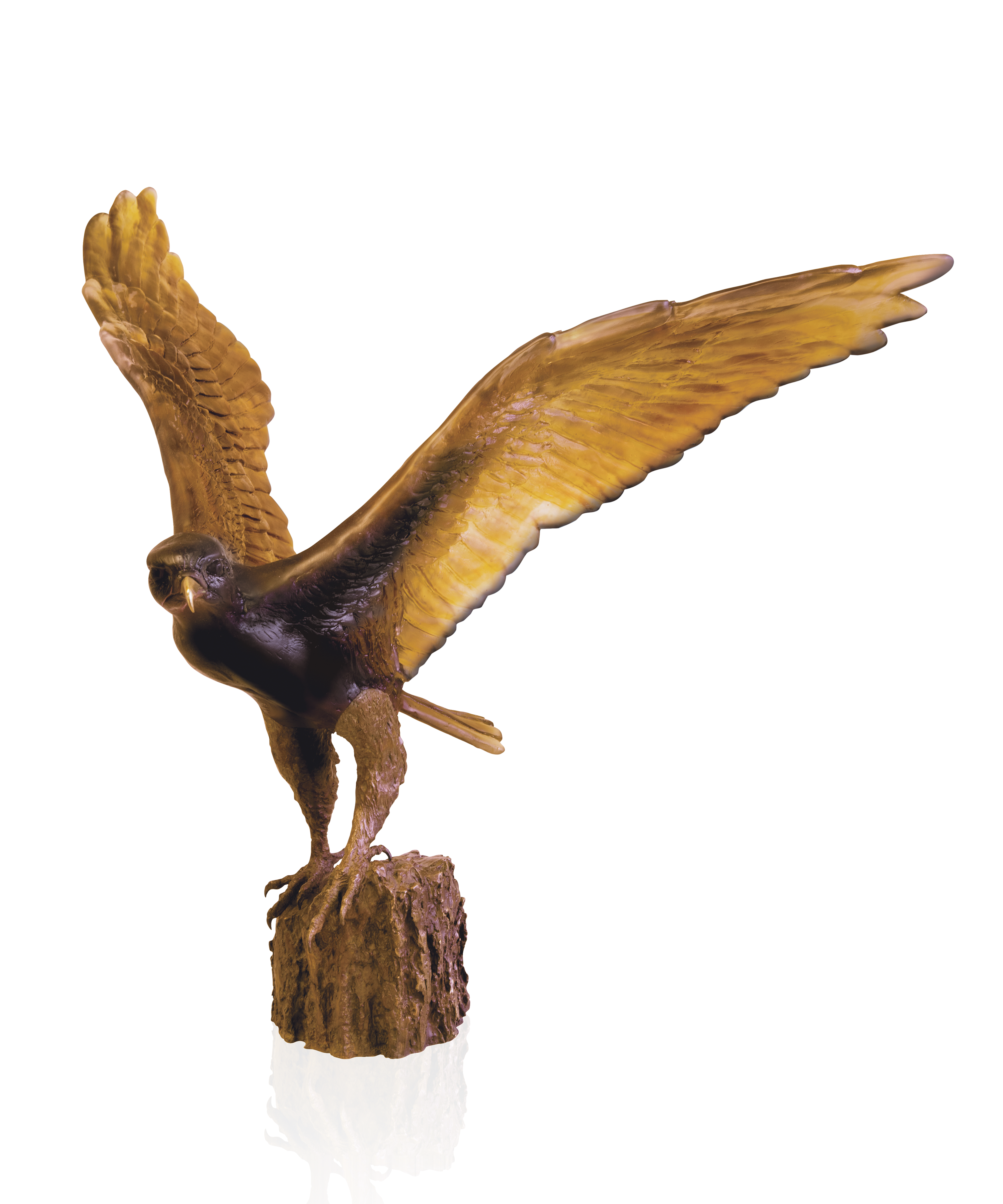 L'envol du Faucon de Madeleine Van der Knoop 75ex - Daum