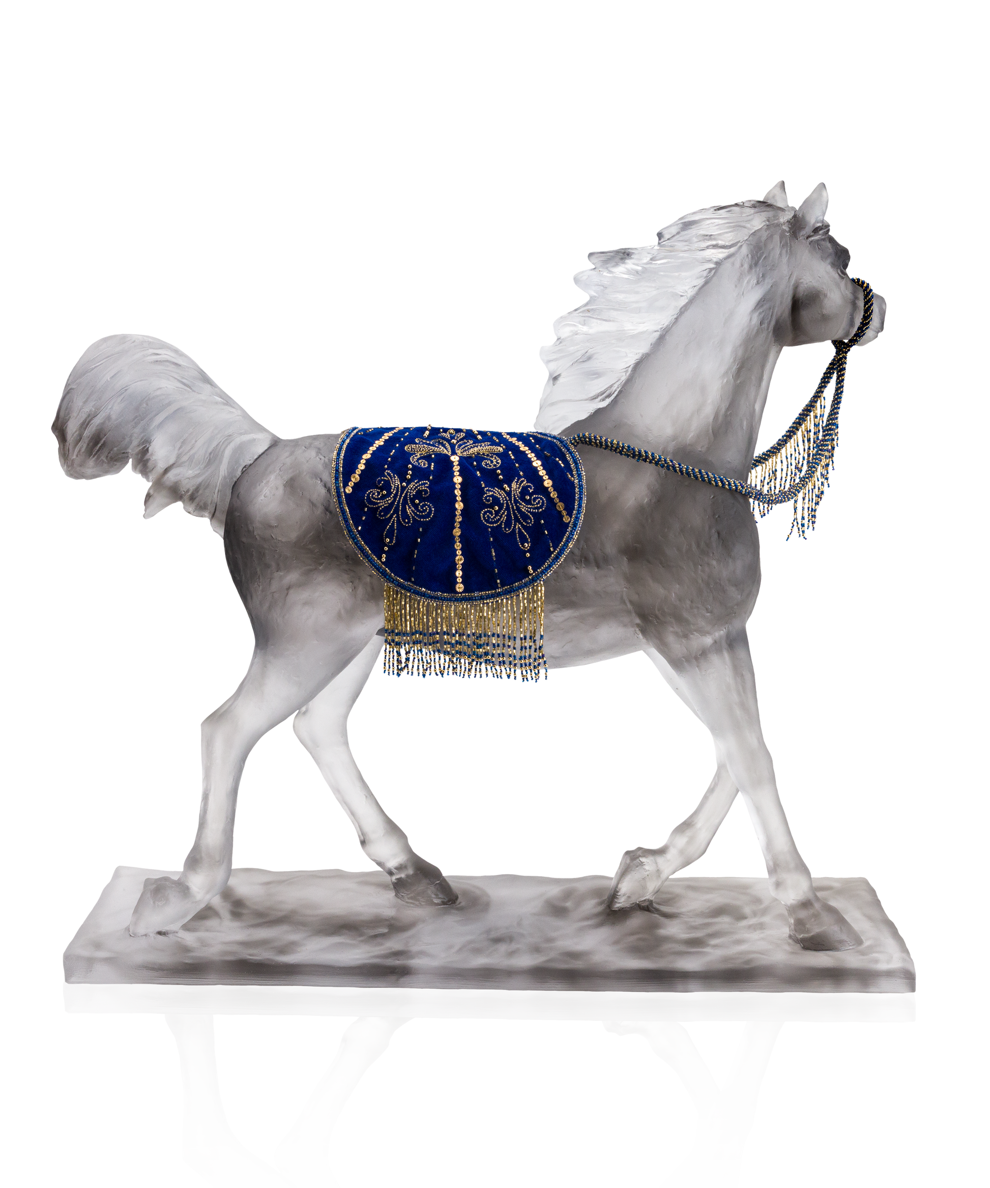 Vase en cristal Daum Le Majestueux Impérial 25ex avec décoration élégante et détails artistiques raffinés.
