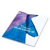 Livre Daum Collabs en Crystal Art avec couverture "Cabeza" de Carlos Mata, illustration artistique détaillée.