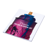 Livre Daum Collabs en Crystal Art avec couverture illustrée "Paris with Love" par Kongo, détails artistiques visibles.