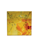 Bougie parfumée Love Dance Ambre de Jérôme Mesnager par Daum, flacon élégant en verre avec design artistique.