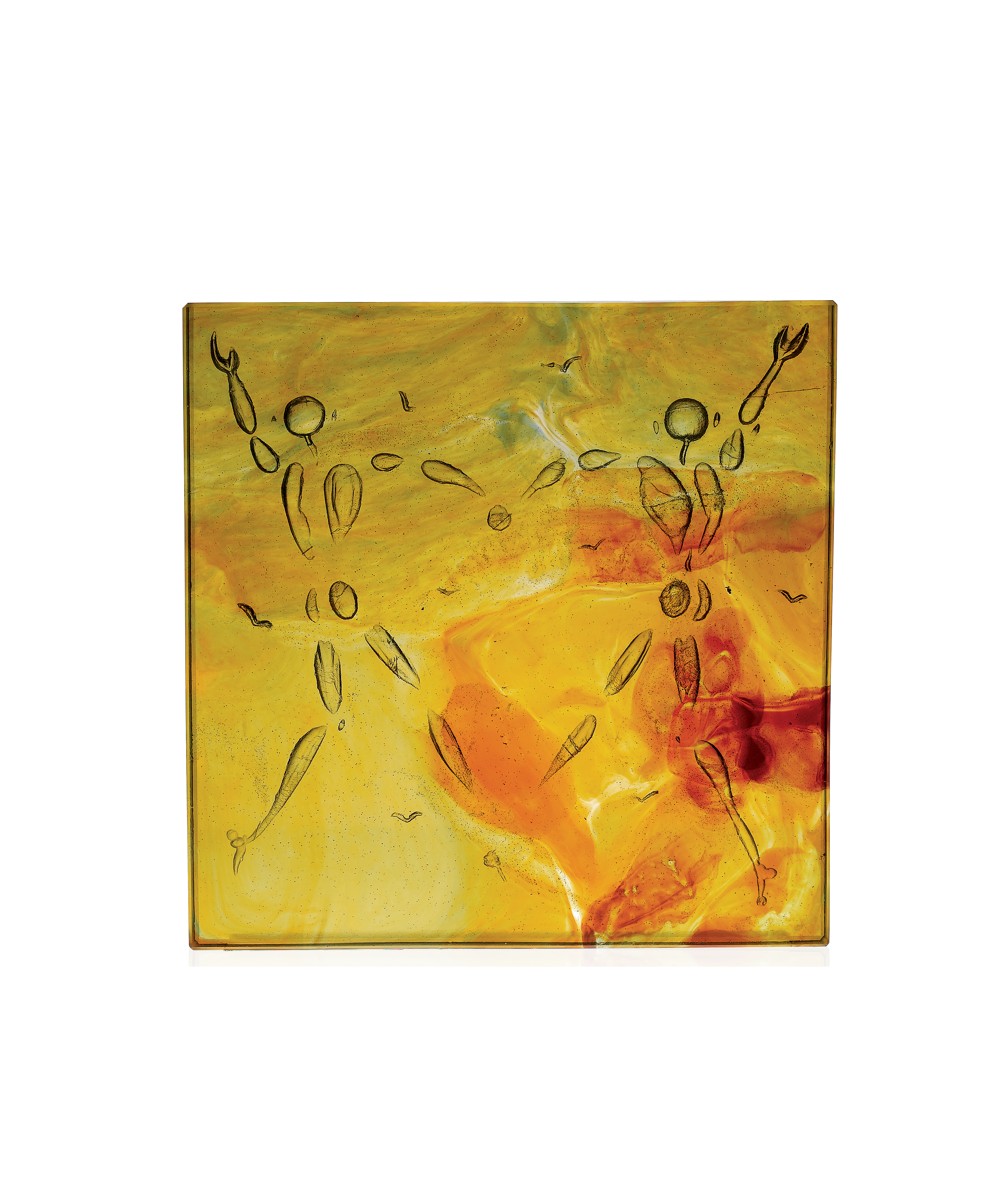 Love Dance Ambre de Jérôme Mesnager 250ex - Daum