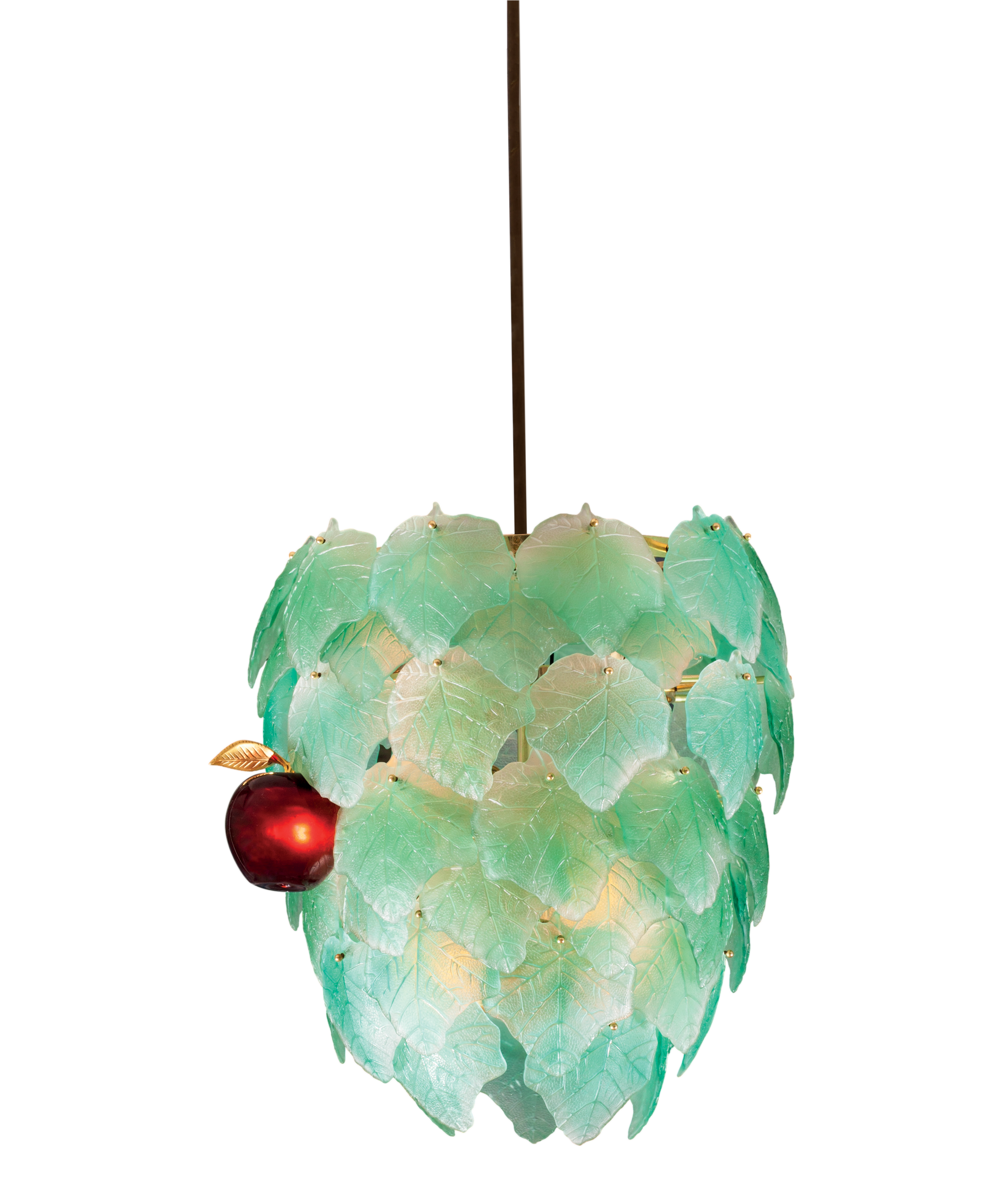 Lustre Eden Vert de Martyn Lawrence Bullard 50ex - Daum