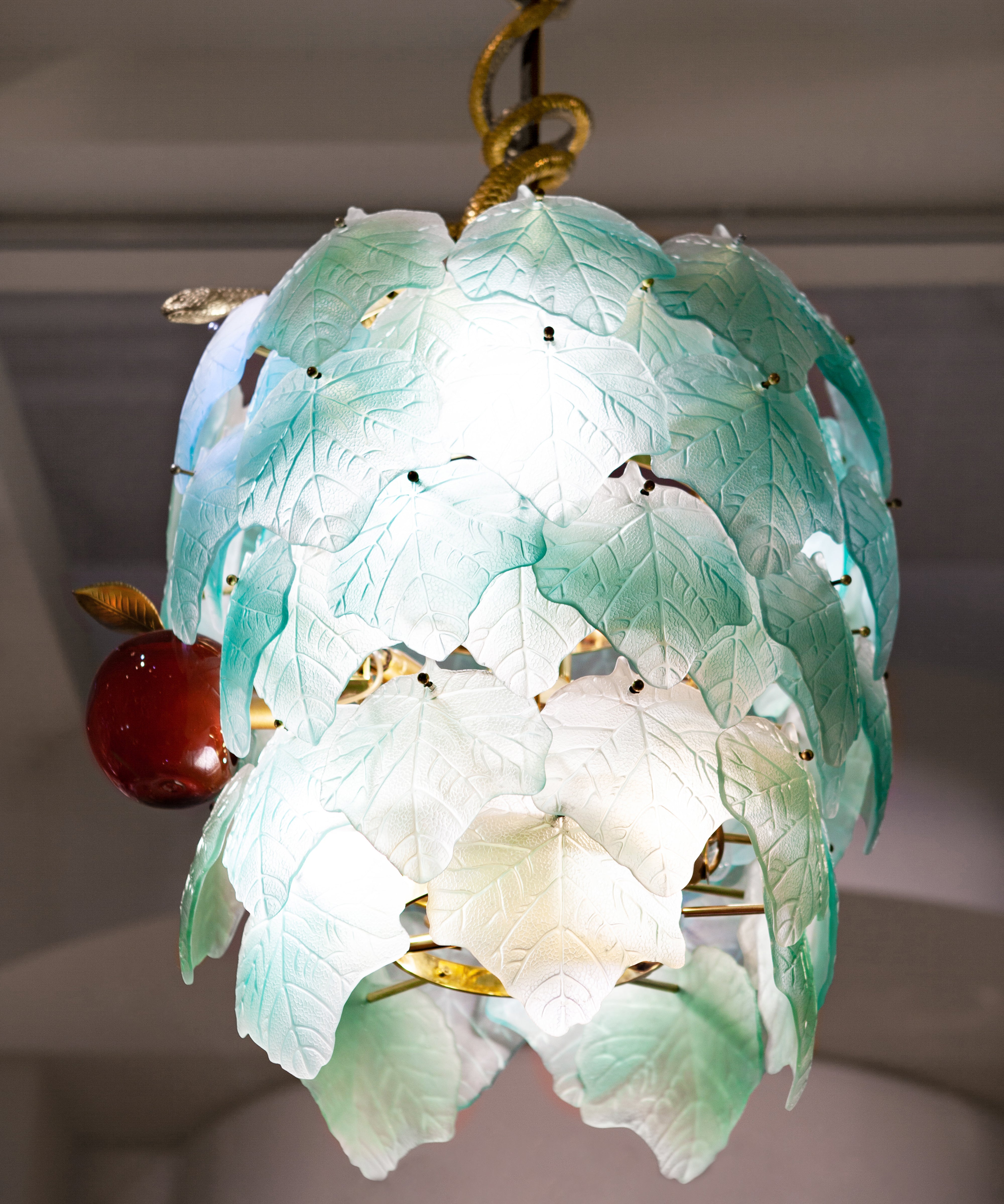 Lustre Eden Vert de Martyn Lawrence Bullard 50ex - Daum