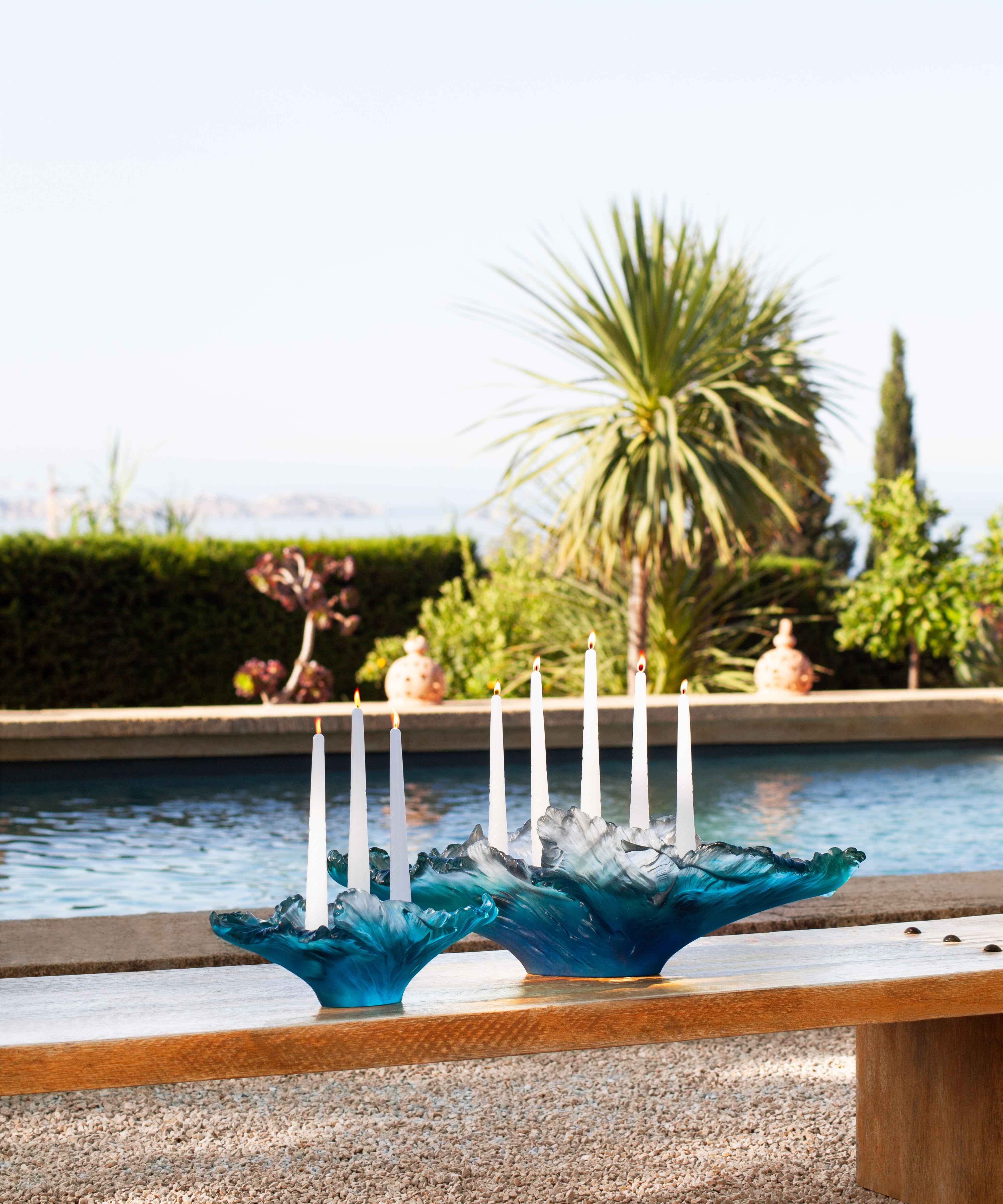 Maya Coffret de 2 bougies sculptées