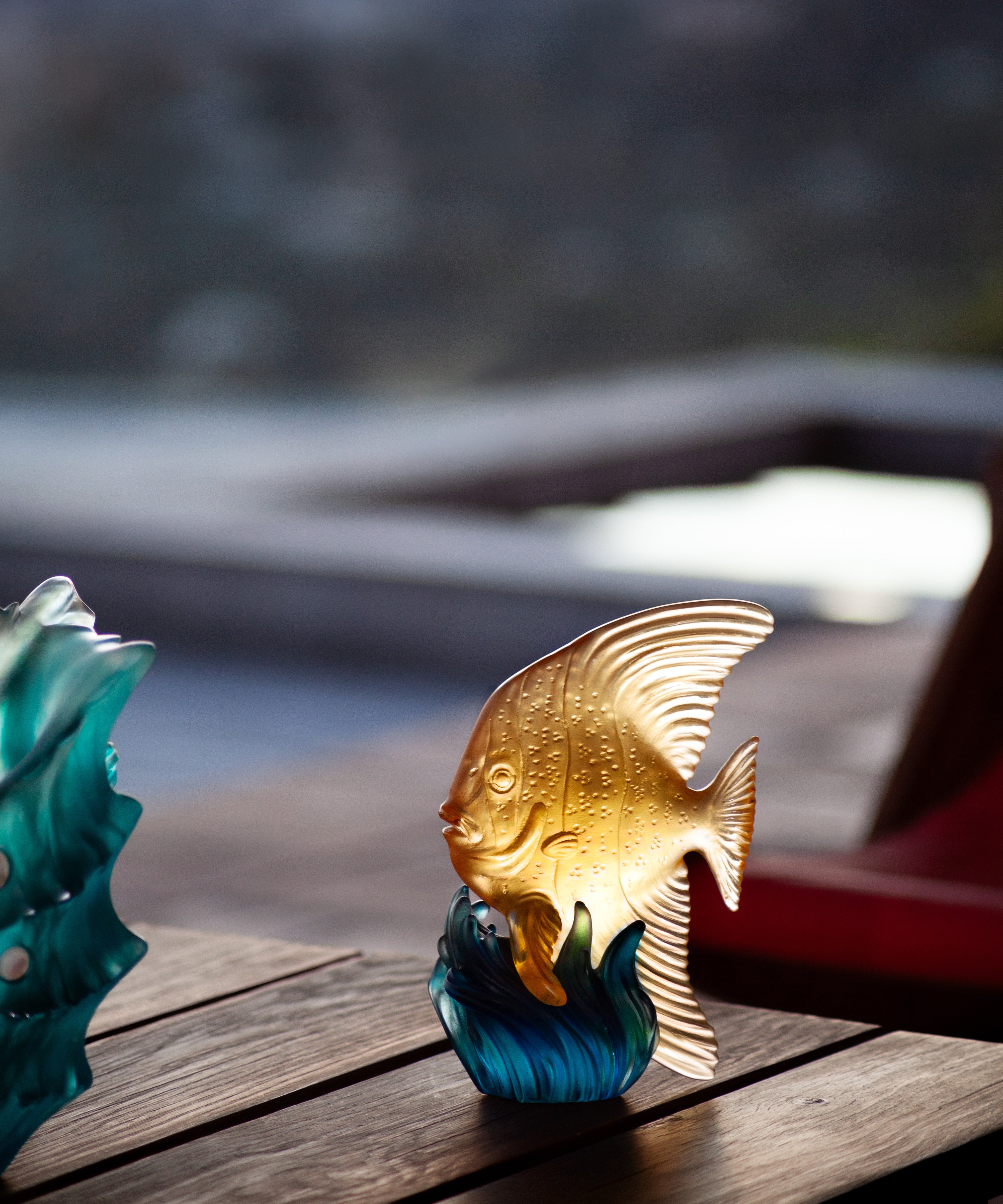 Maya Platax moyen modèle Jaune et bleu - Daum