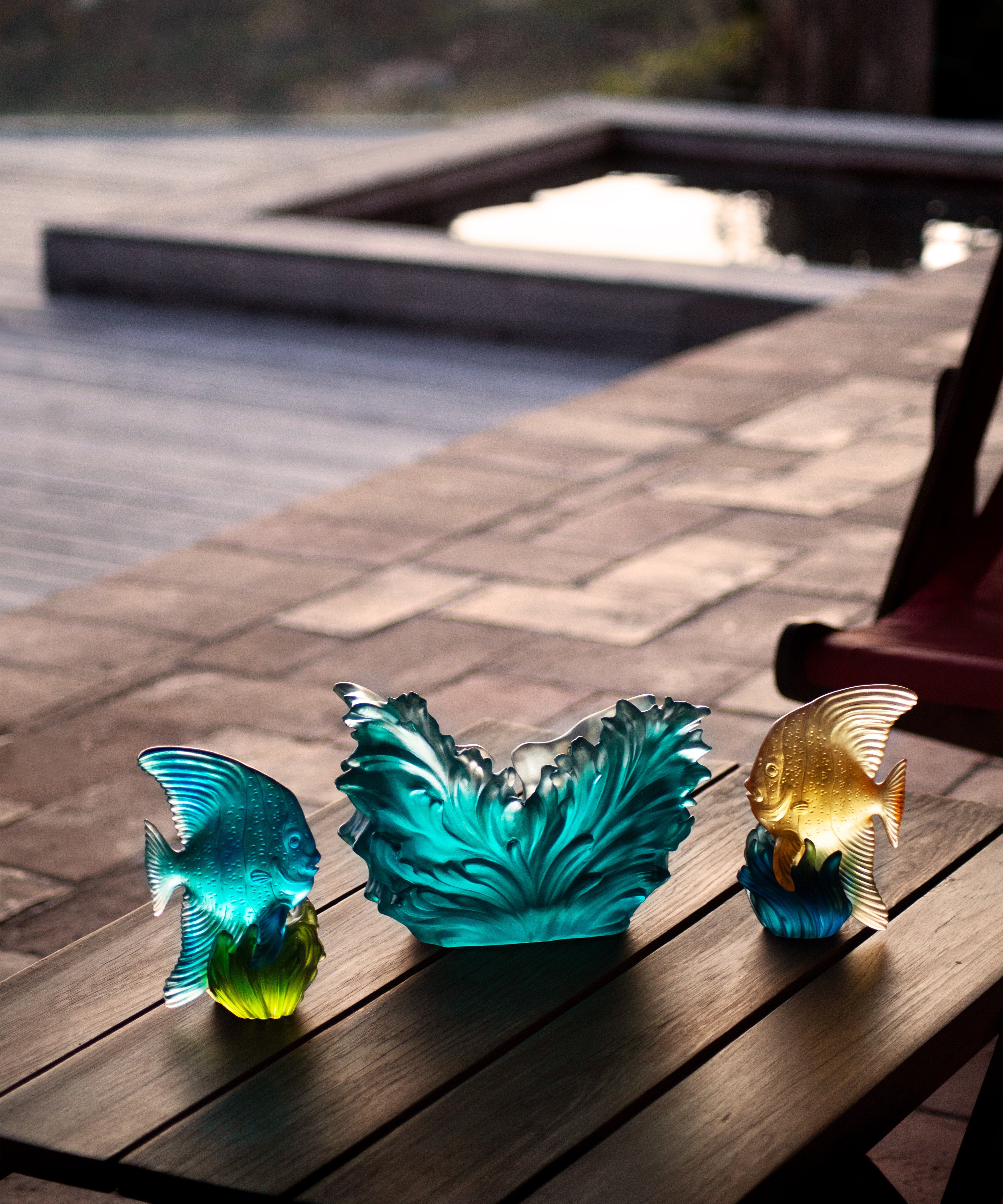 Maya Vase moyen modèle 225ex - Daum