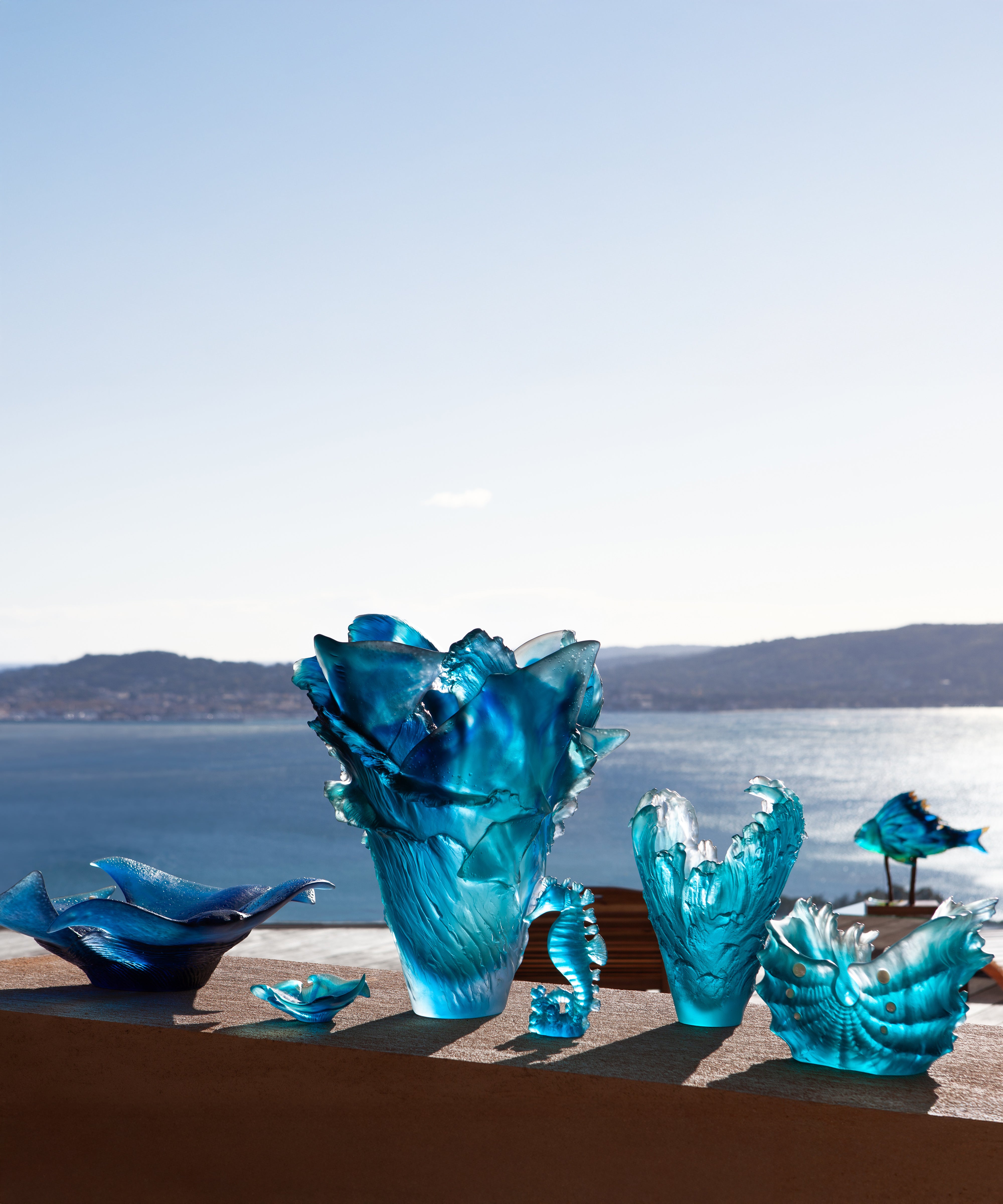 Maya Vase moyen modèle 225ex - Daum