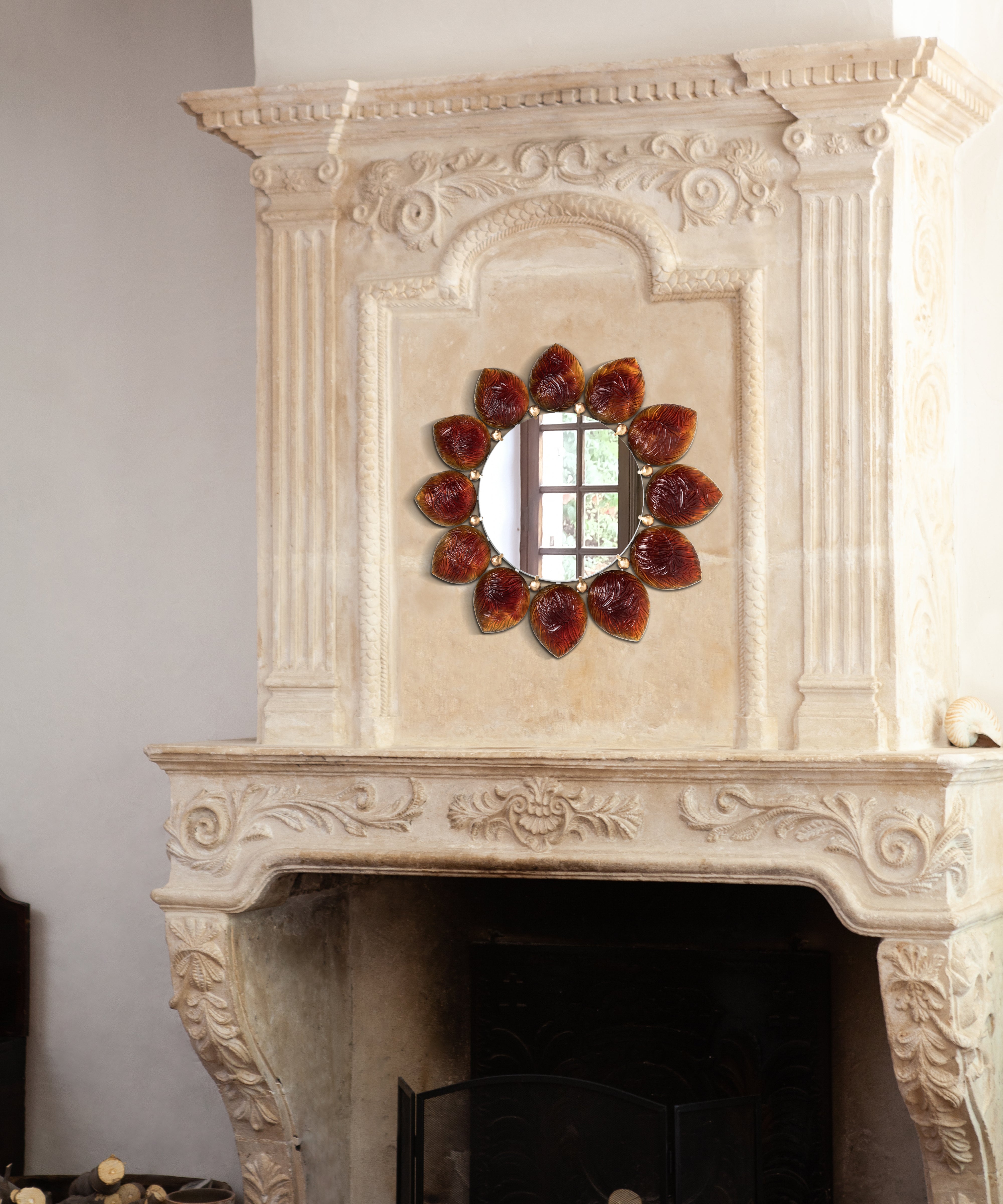 Mélodie Miroir Ambre de Jacques Hurel 25ex - Daum