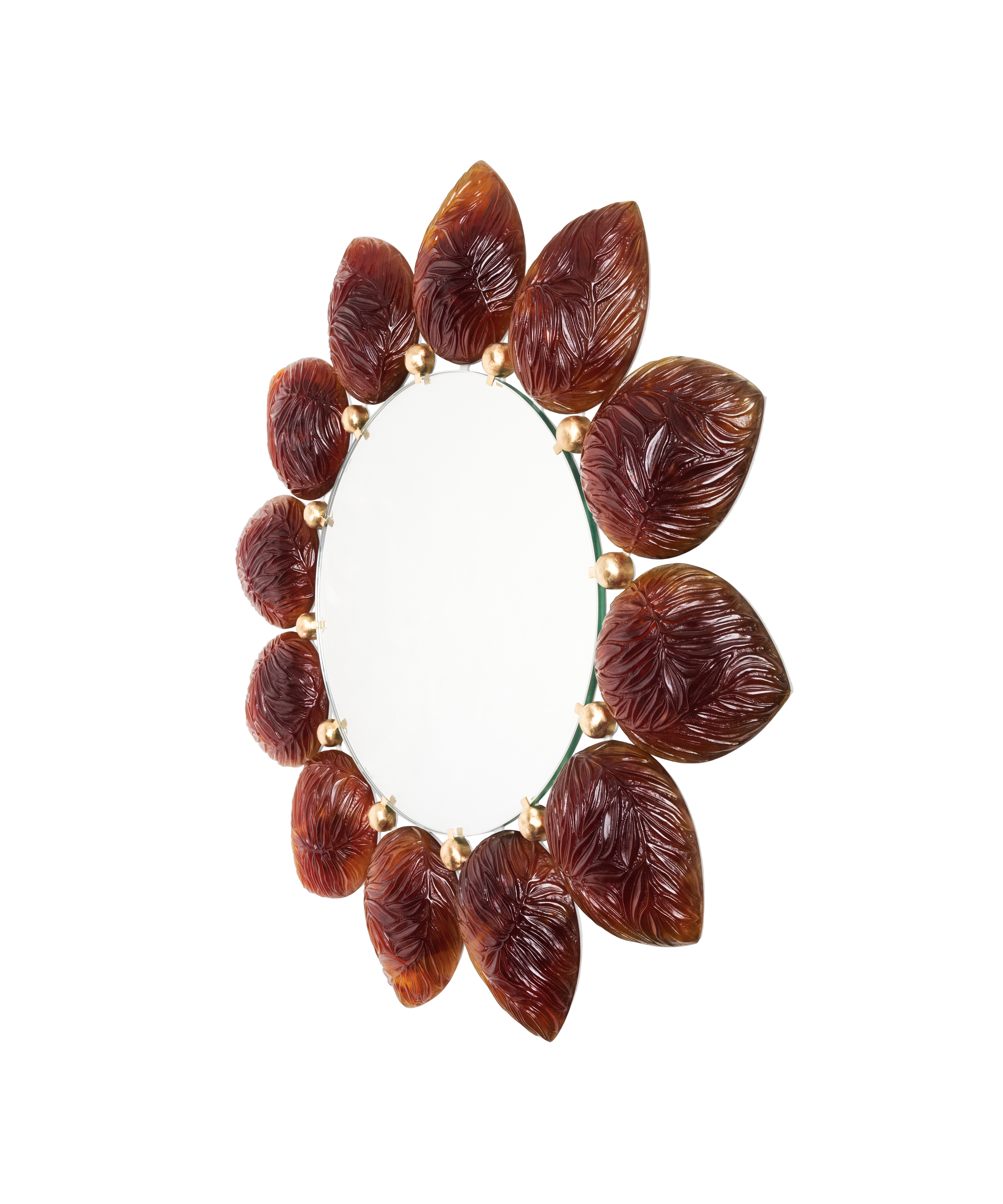 Mélodie Miroir Ambre de Jacques Hurel 25ex - Daum