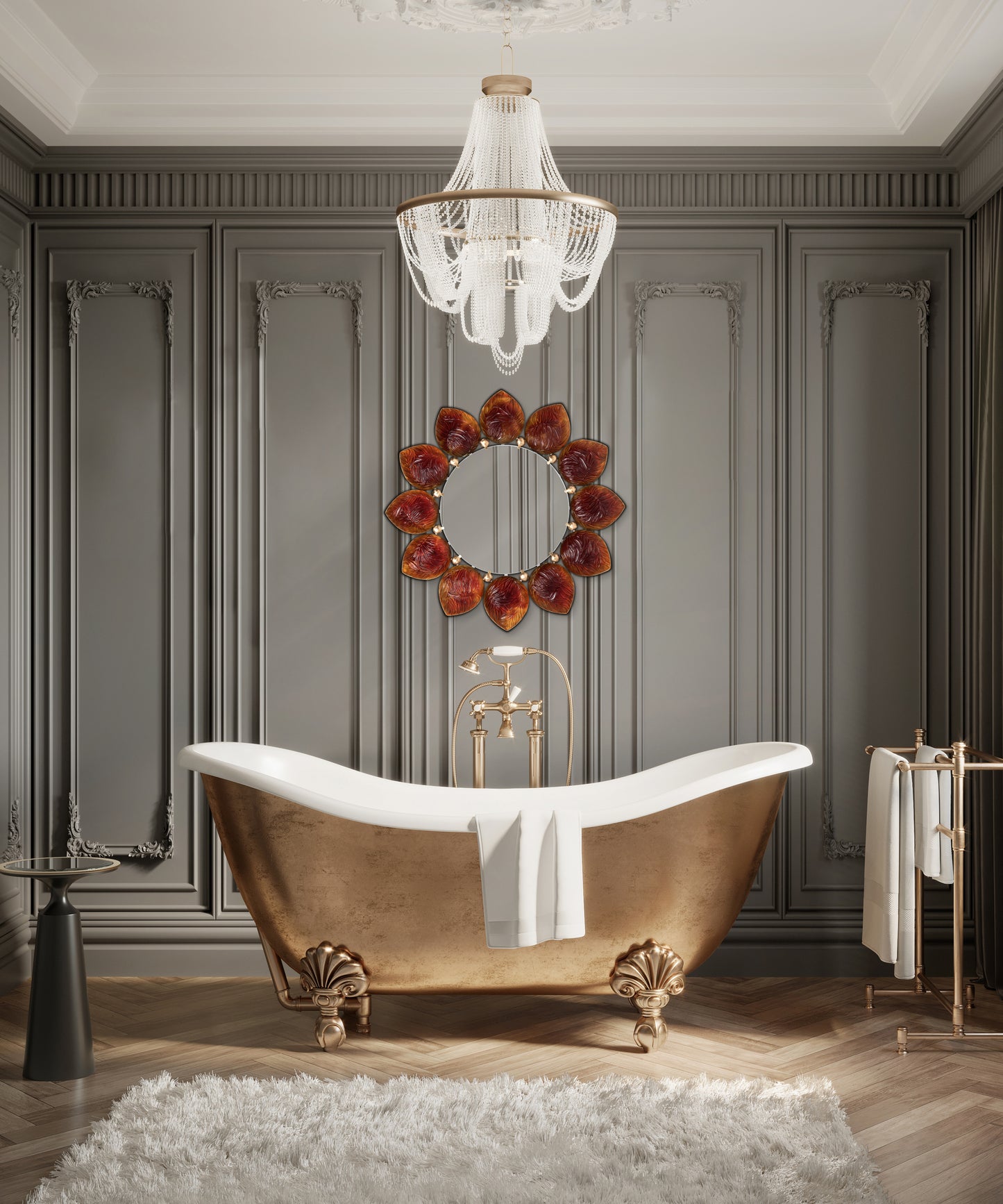 Mélodie Miroir Ambre de Jacques Hurel 25ex - Daum