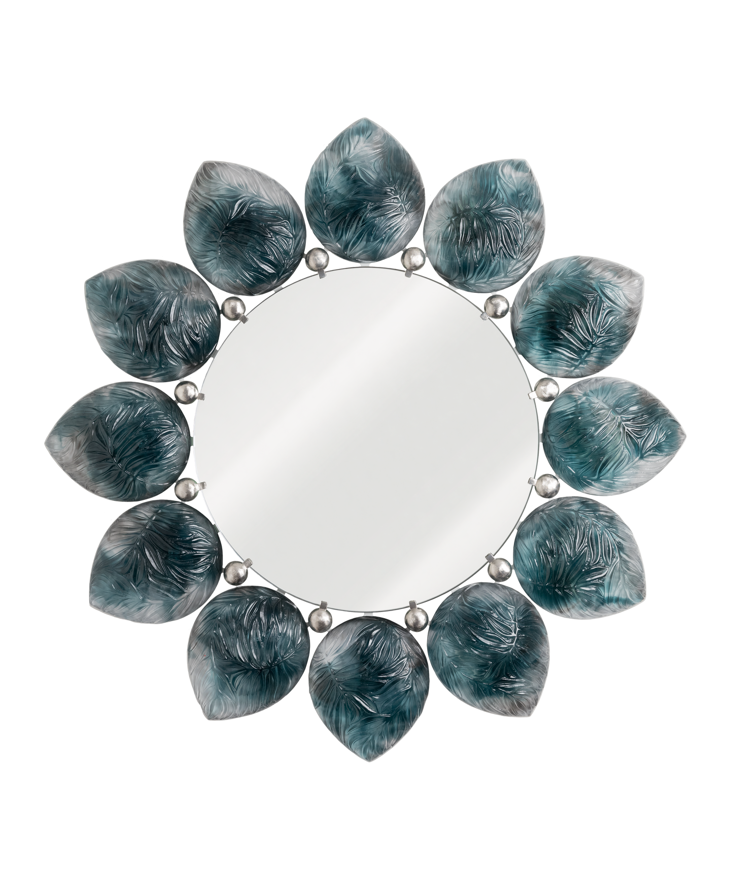 Mélodie Miroir Bleu-gris de Jacques Hurel 25ex - Daum