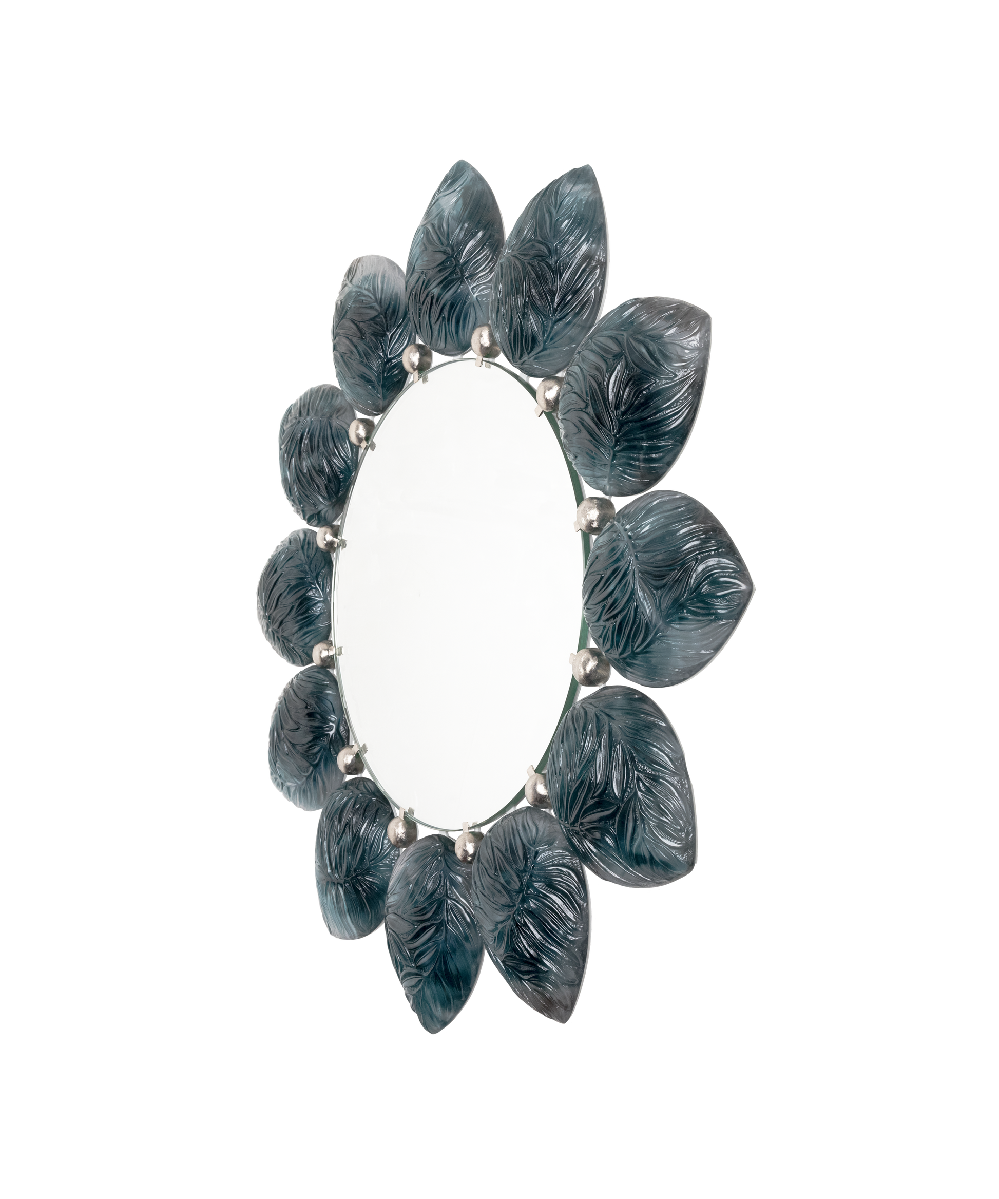 Mélodie Miroir Bleu-gris de Jacques Hurel 25ex - Daum