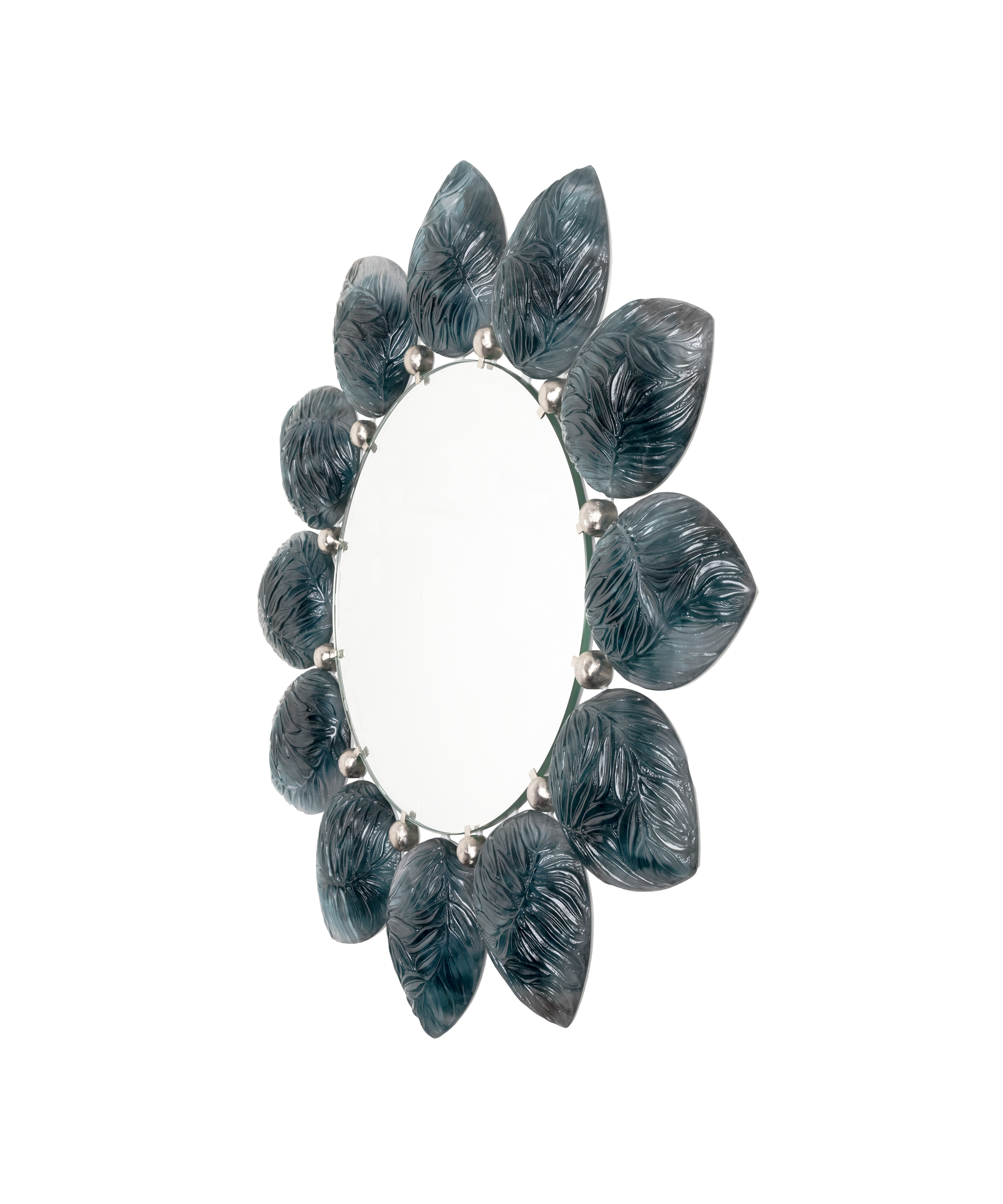 Mélodie Miroir Bleu-gris de Jacques Hurel 25ex - Daum