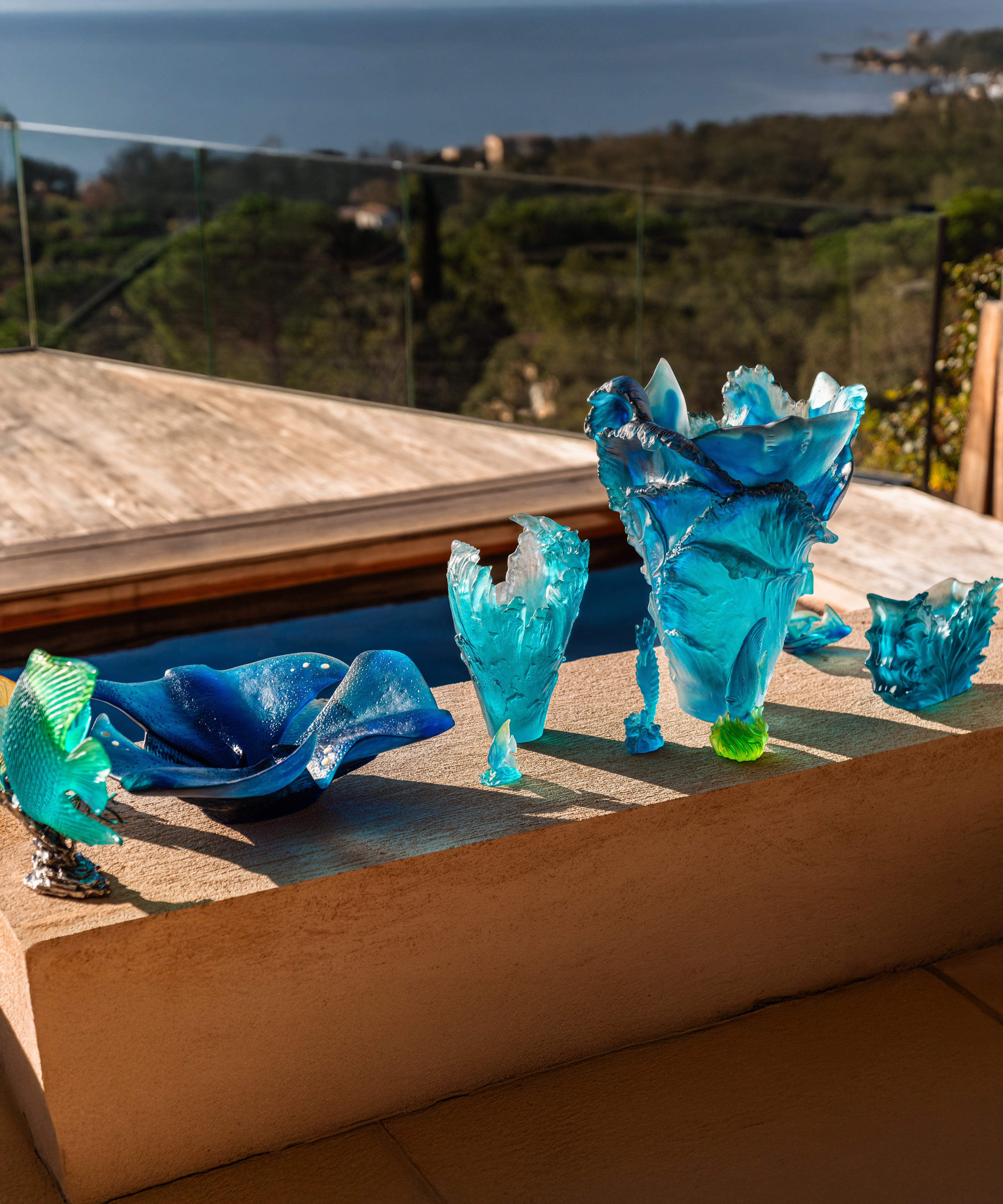 Mer de Corail Ange royal Turquoise - Daum