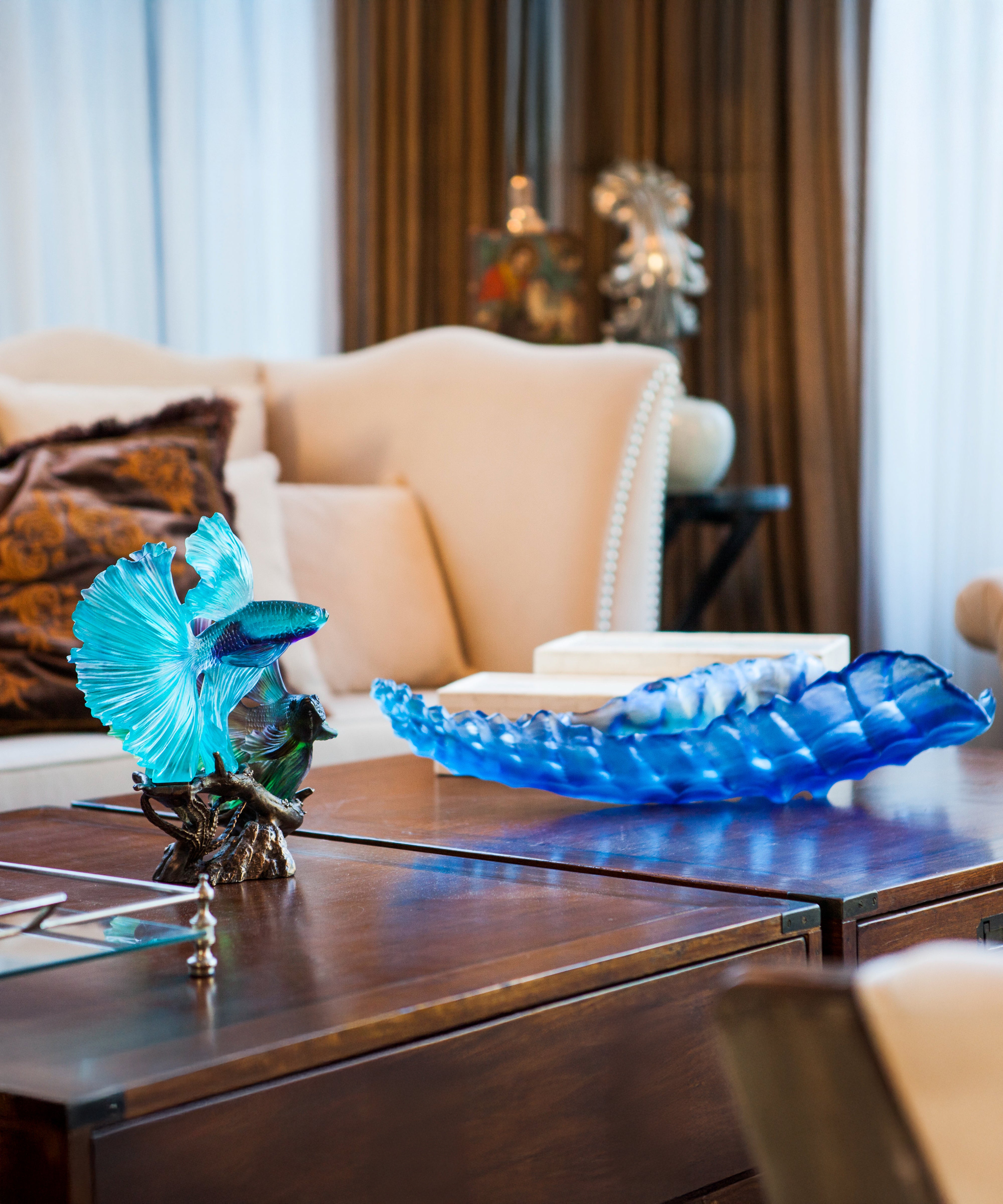 Mer de Corail Centre de table - Daum