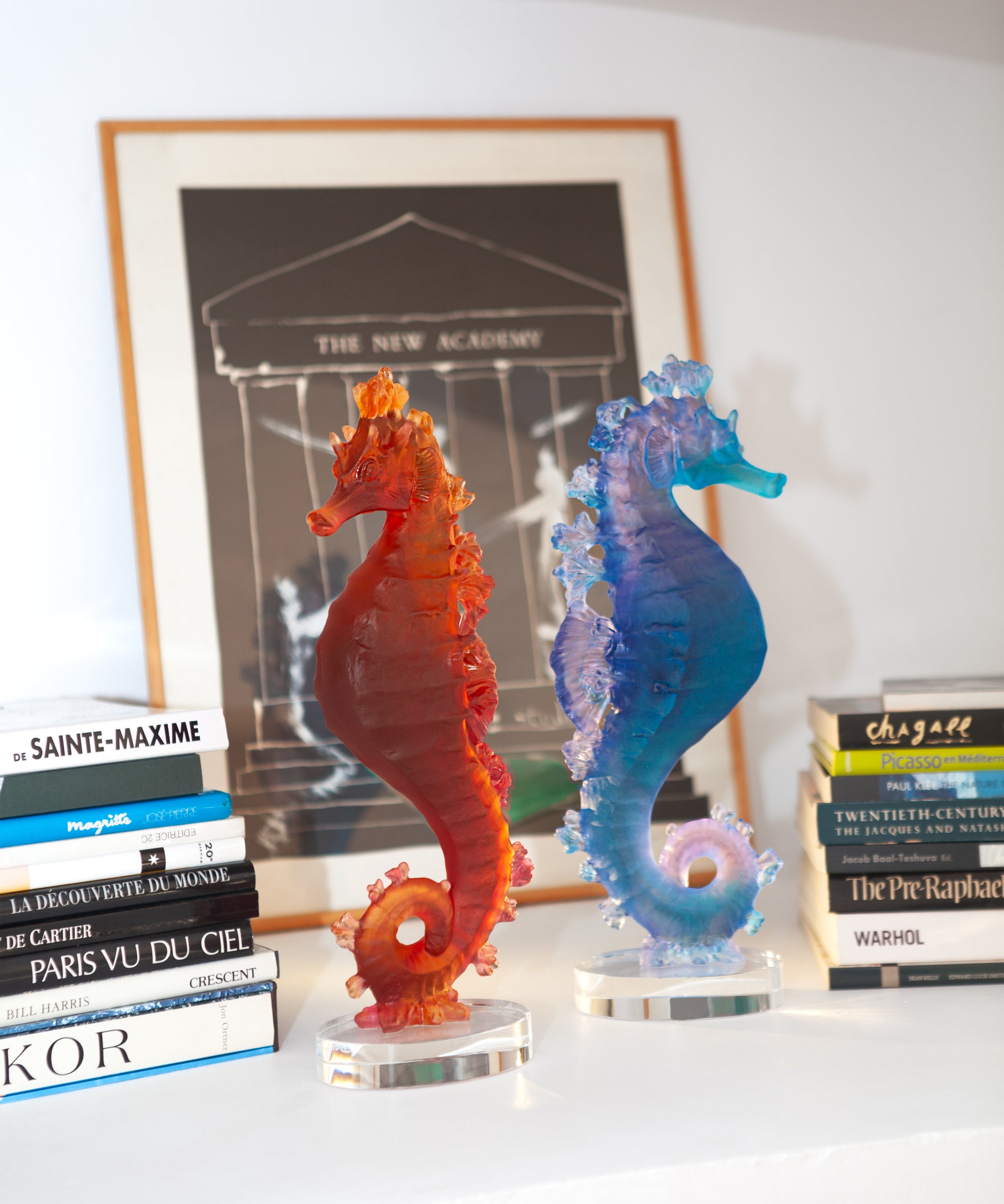 Mer de Corail Hippocampe Ambre rouge - Daum