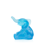 Mini éléphant Bleu - Daum