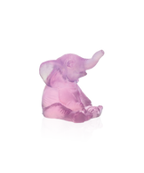 Mini éléphant Rose - Daum