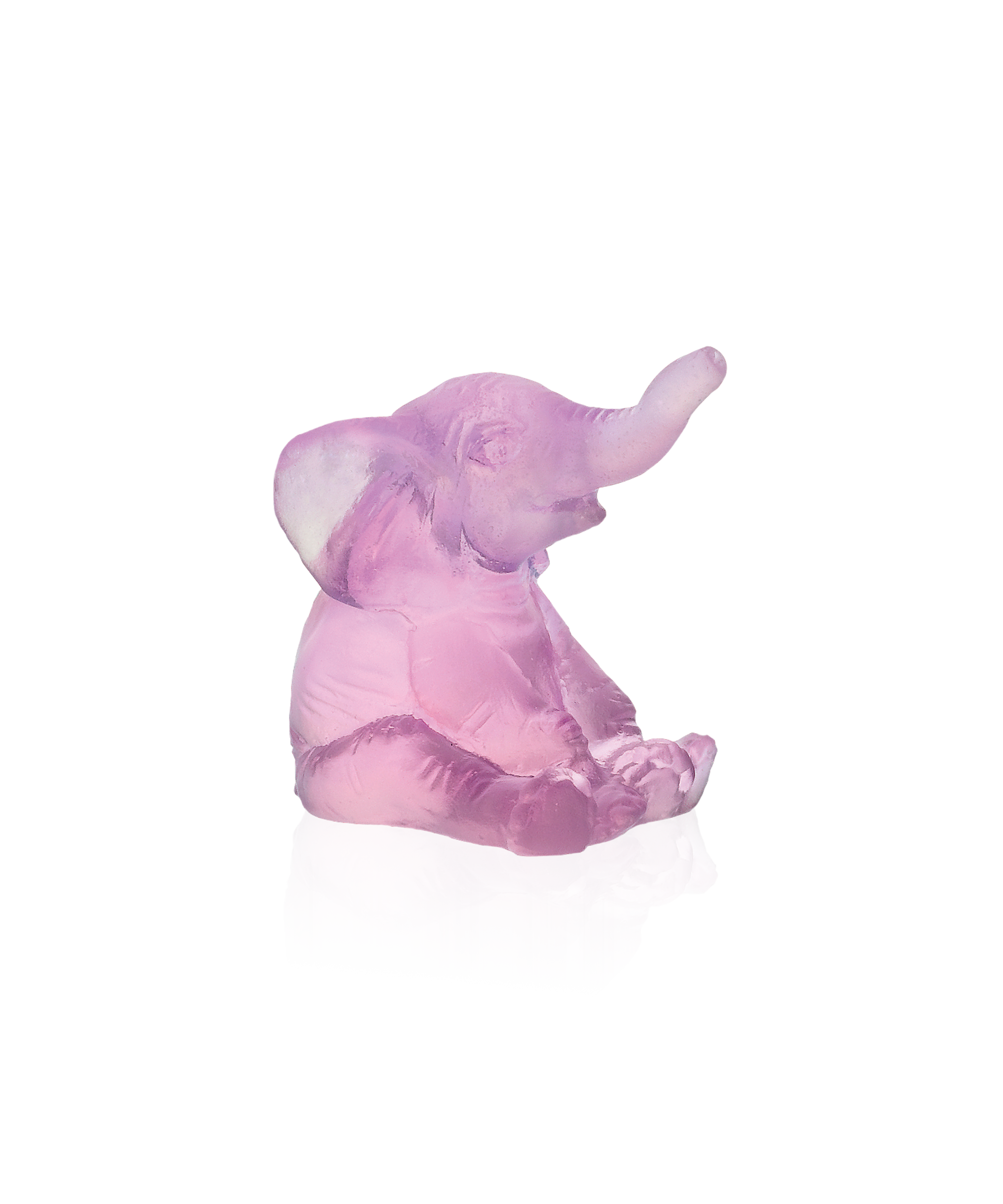 Mini éléphant Rose - Daum