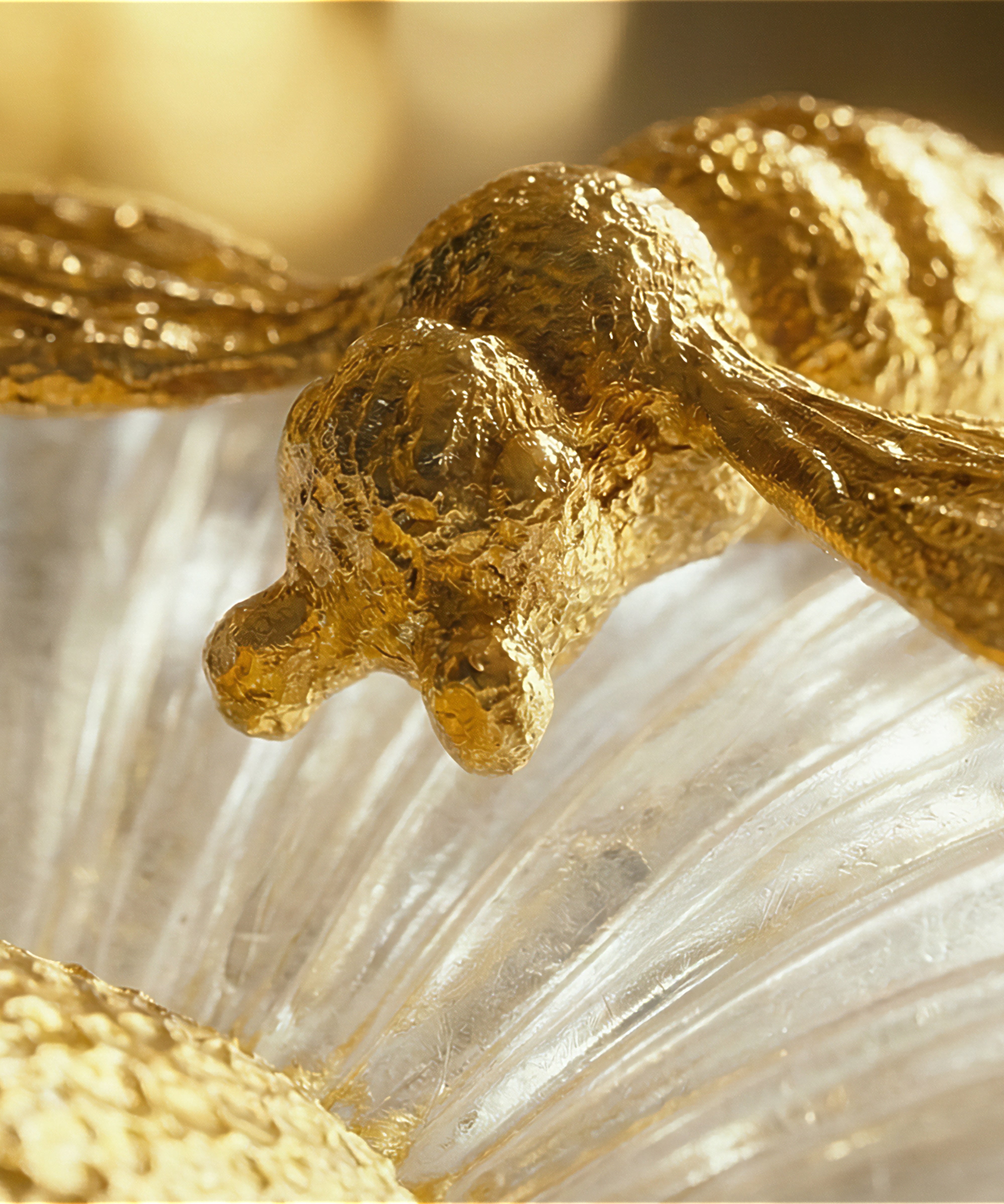 Or d'Abeille Fleur décorative - Daum