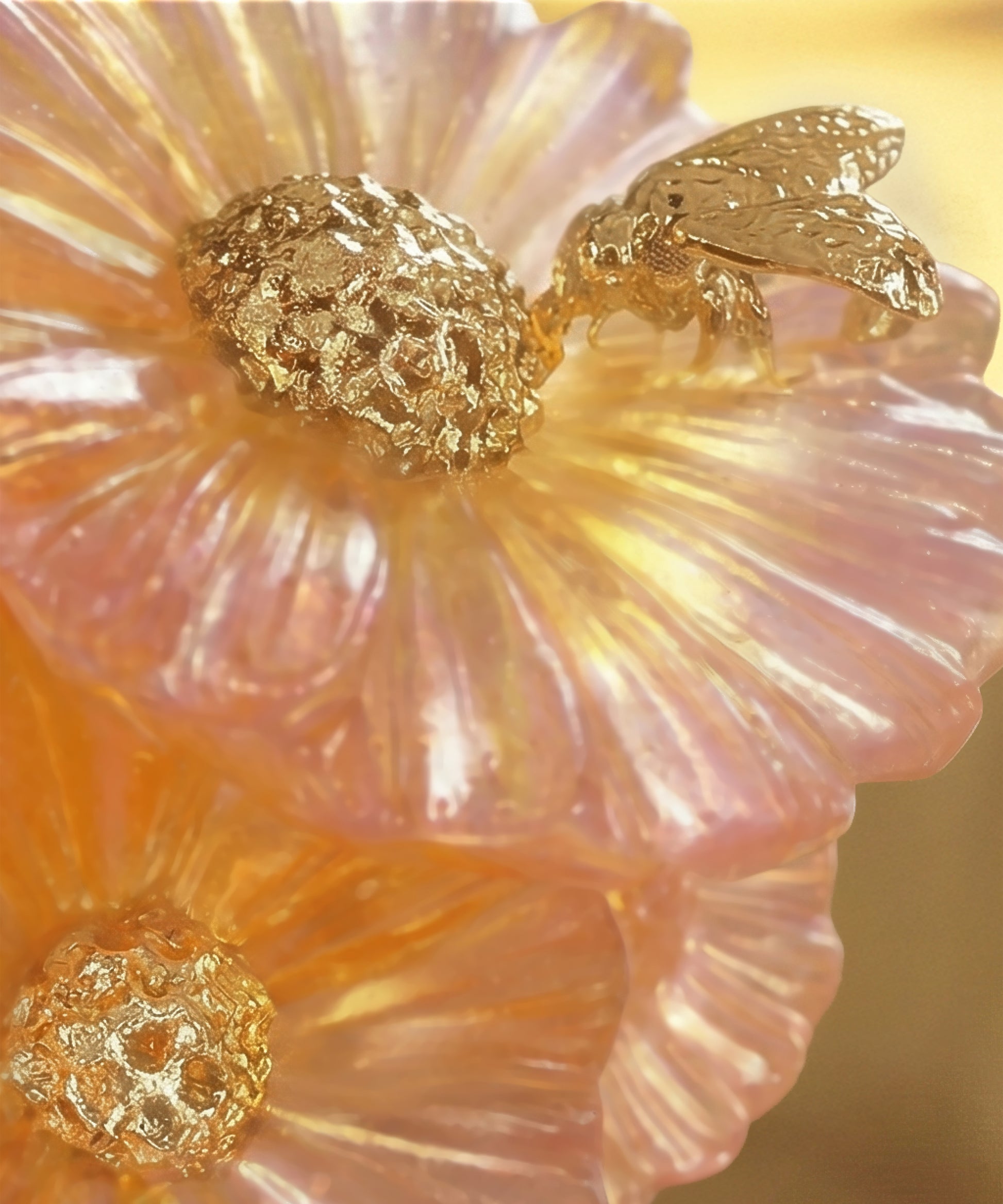 Or d'Abeille Petit bouquet décoratif - Daum