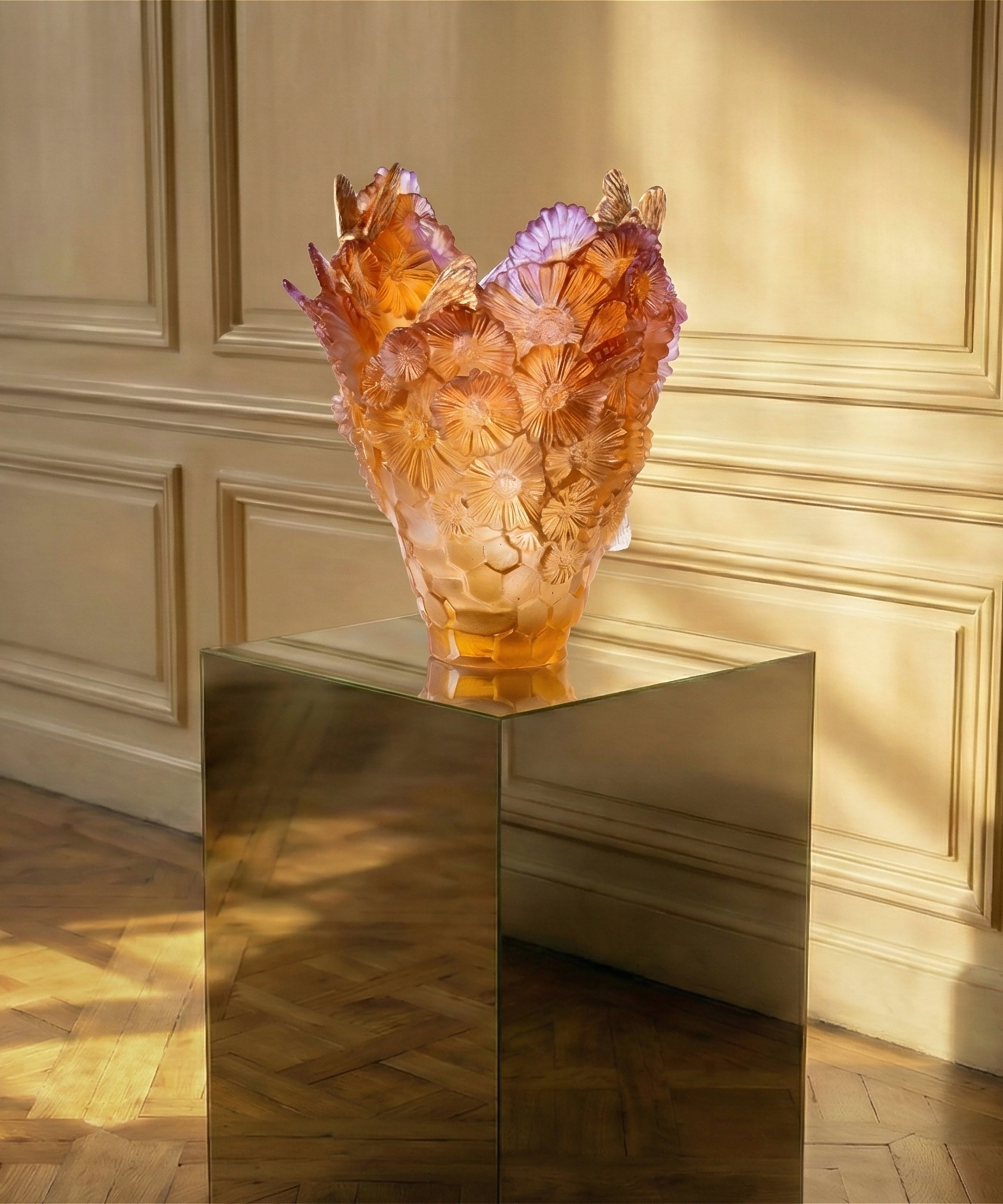 Or d'Abeille Vase grand modèle 125ex - Daum