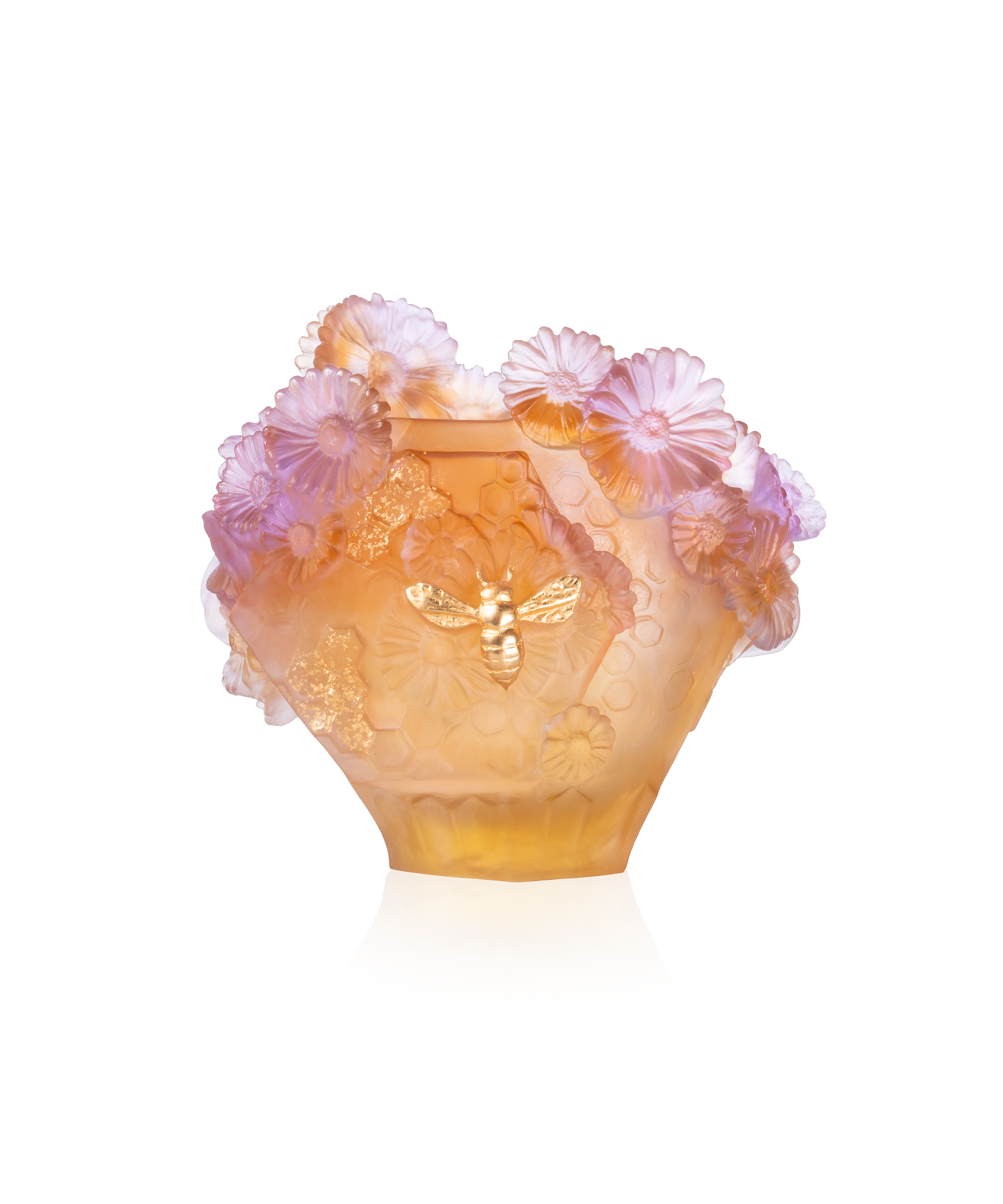Or d'Abeille Vase moyen modèle 175ex - Daum