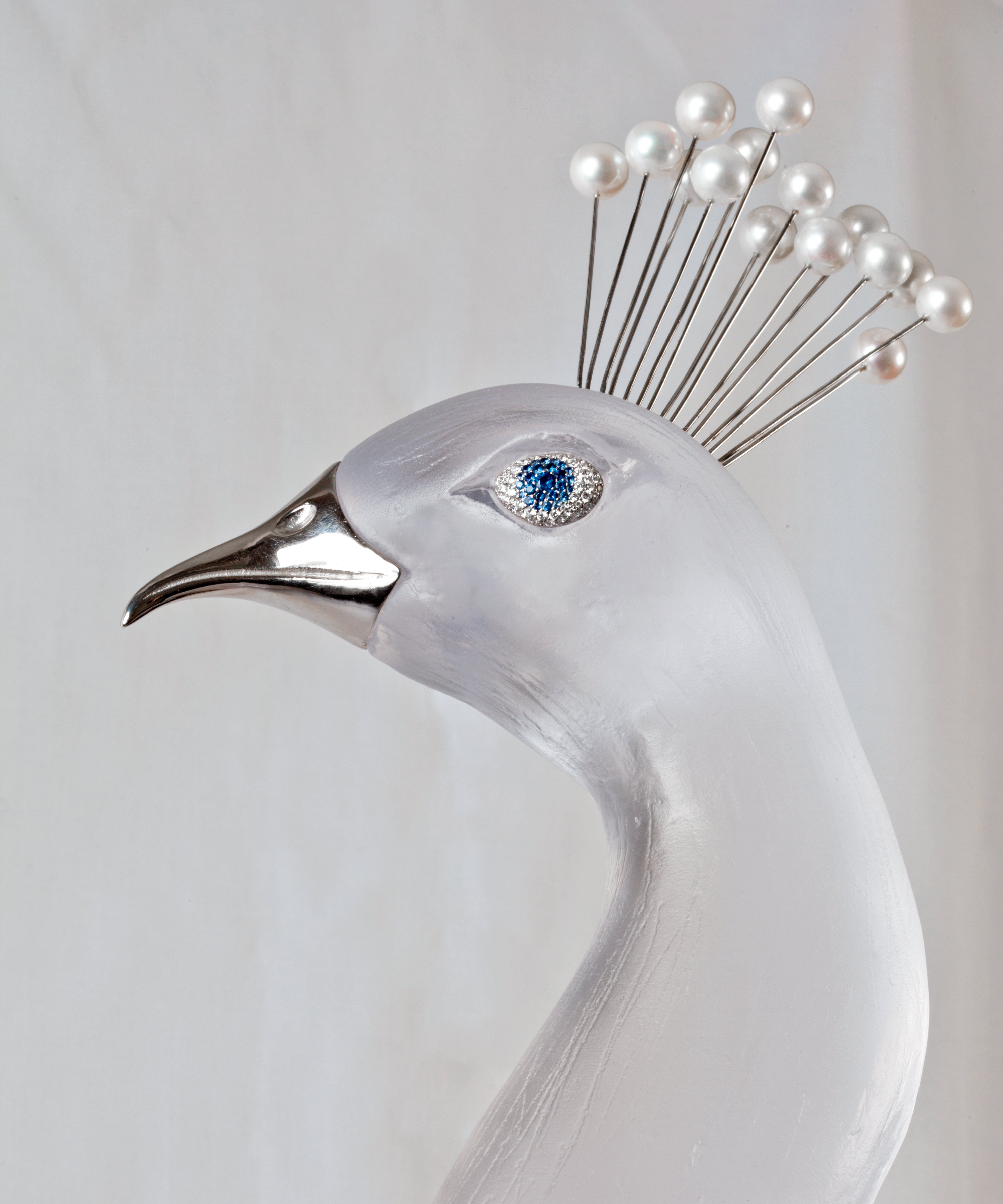 Paon Blanc de Madeleine Van der Knoop 8ex - Daum