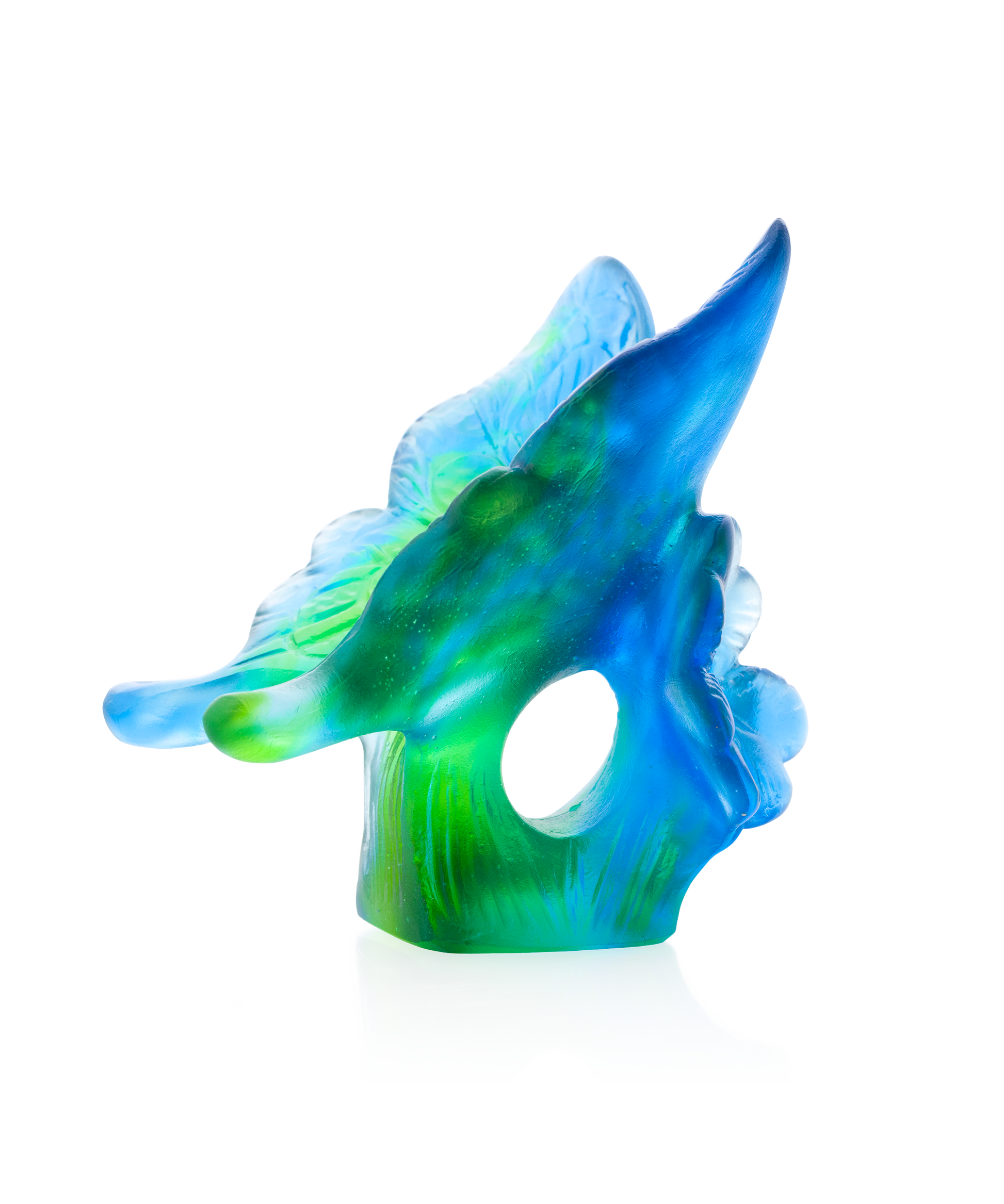 Papillon Bleu et vert - Daum