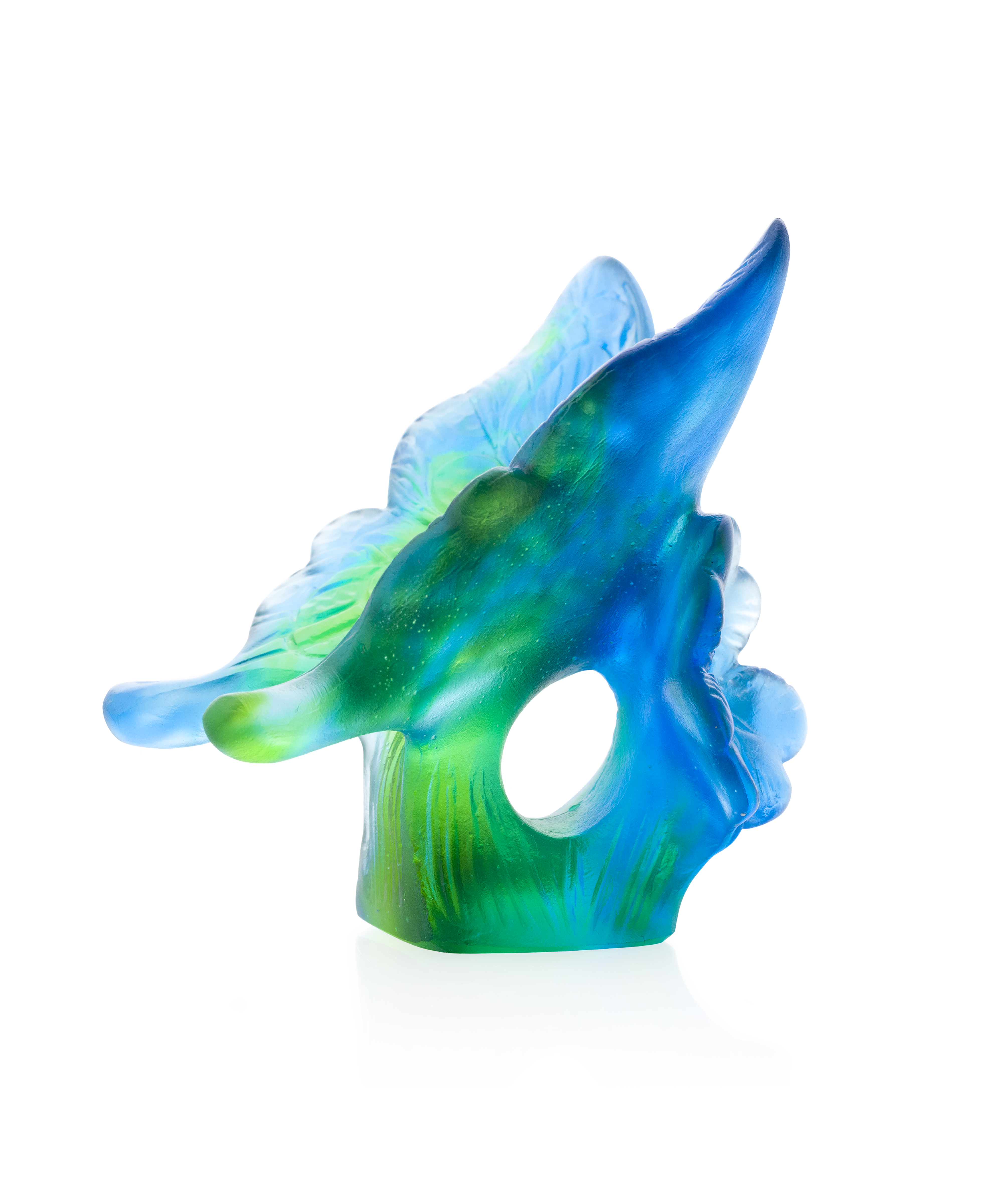 Papillon Bleu et vert - Daum