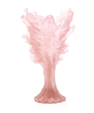 Vase Magnum Poétique de Tamara Ralph en verre Daum, design artistique et élégant, 99 exemplaires.