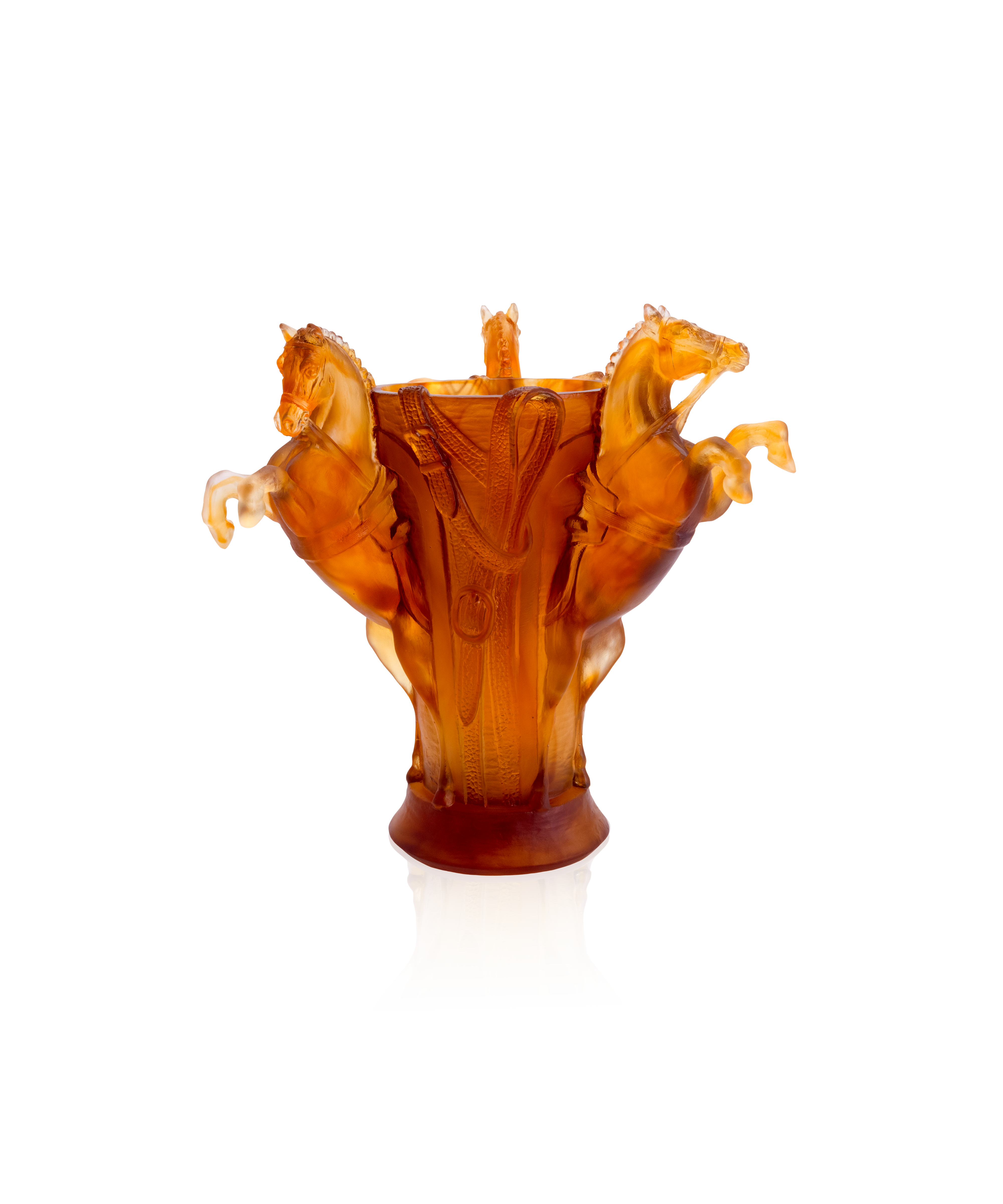 Rêve Equestre Vase moyen modèle 225ex - Daum