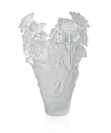 Rose Passion Vase magnum Blanc 50ex - Daum