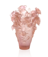 Rose Passion Vase magnum Rose 99ex - Daum
