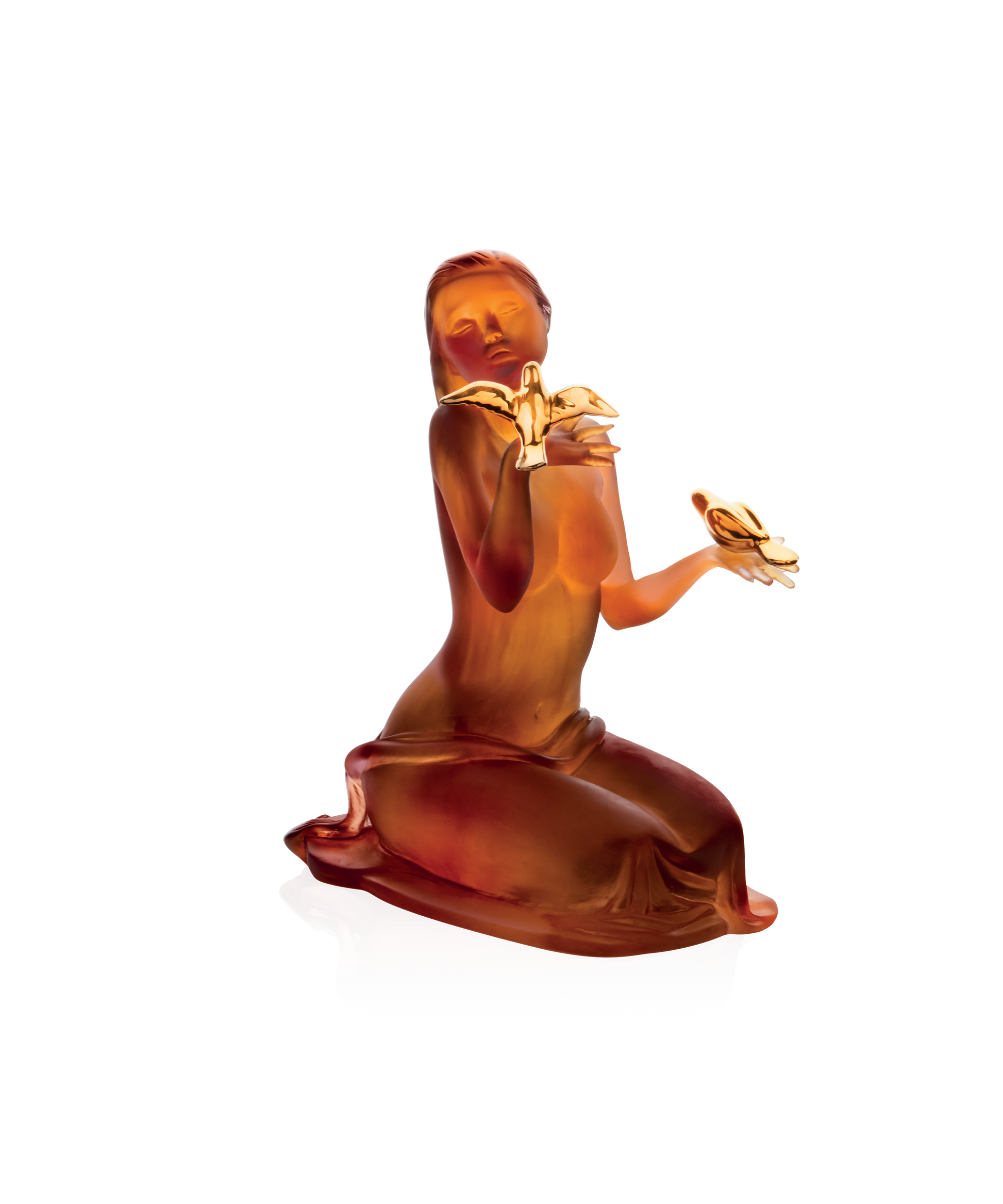 Sara et les Oiseaux de Marie-Paule Deville-Chabrolle 225ex - Daum