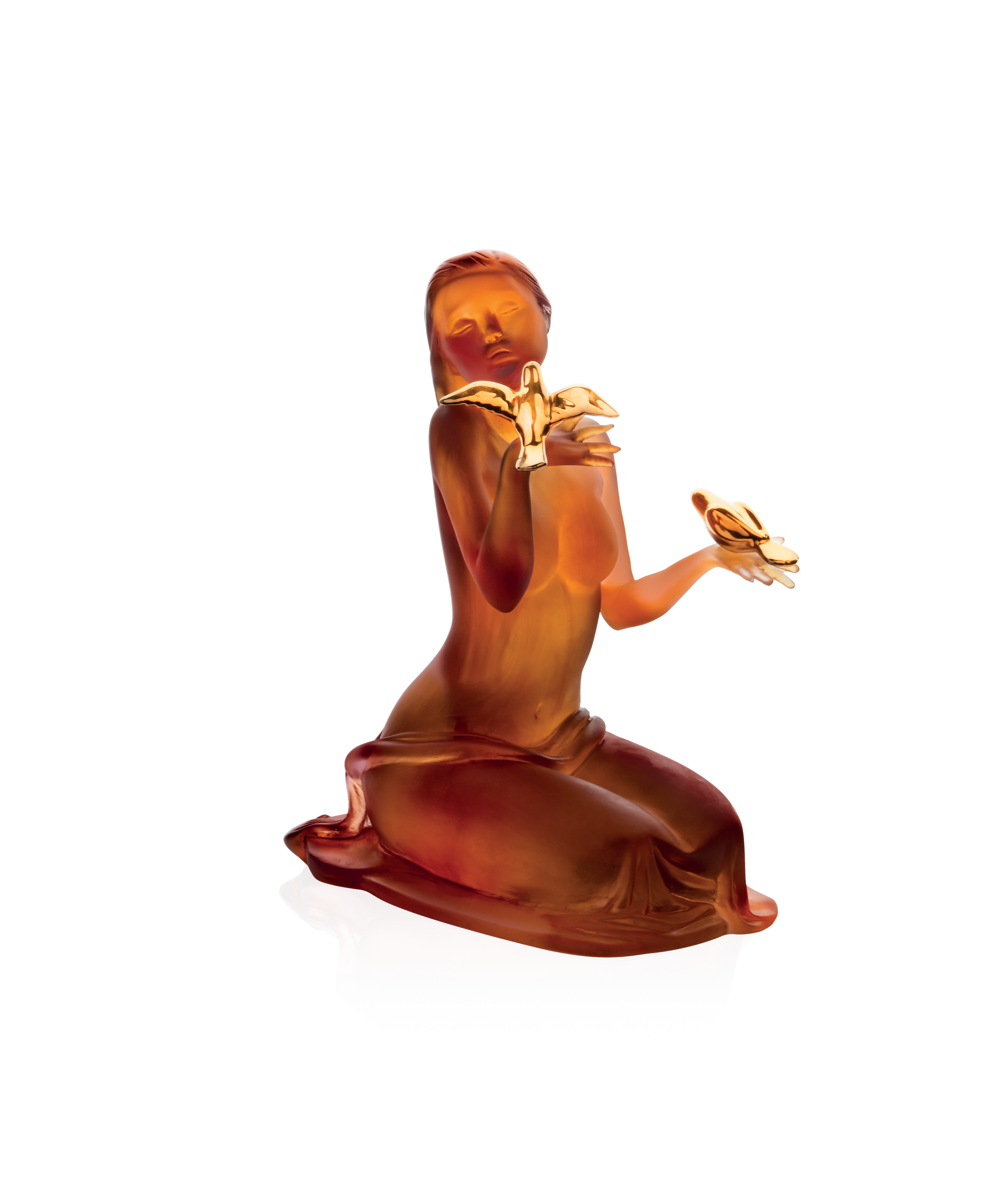 Sara et les Oiseaux de Marie-Paule Deville-Chabrolle 225ex - Daum