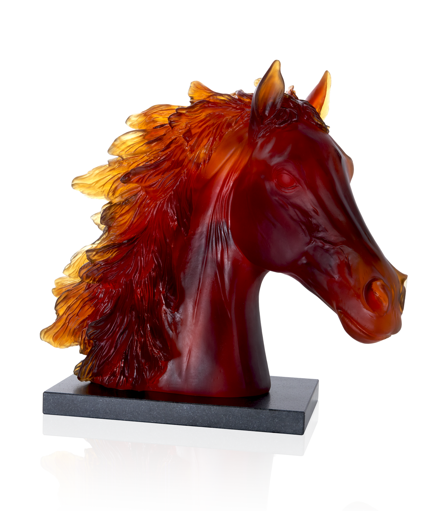 Sculpture tête de cheval 500ex - Daum