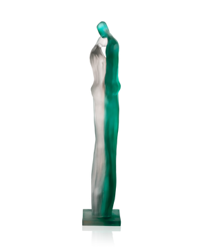 Vase en cristal Daum Tendresse de Laurence Bonnel, design élégant avec motifs délicats, 125 ex.